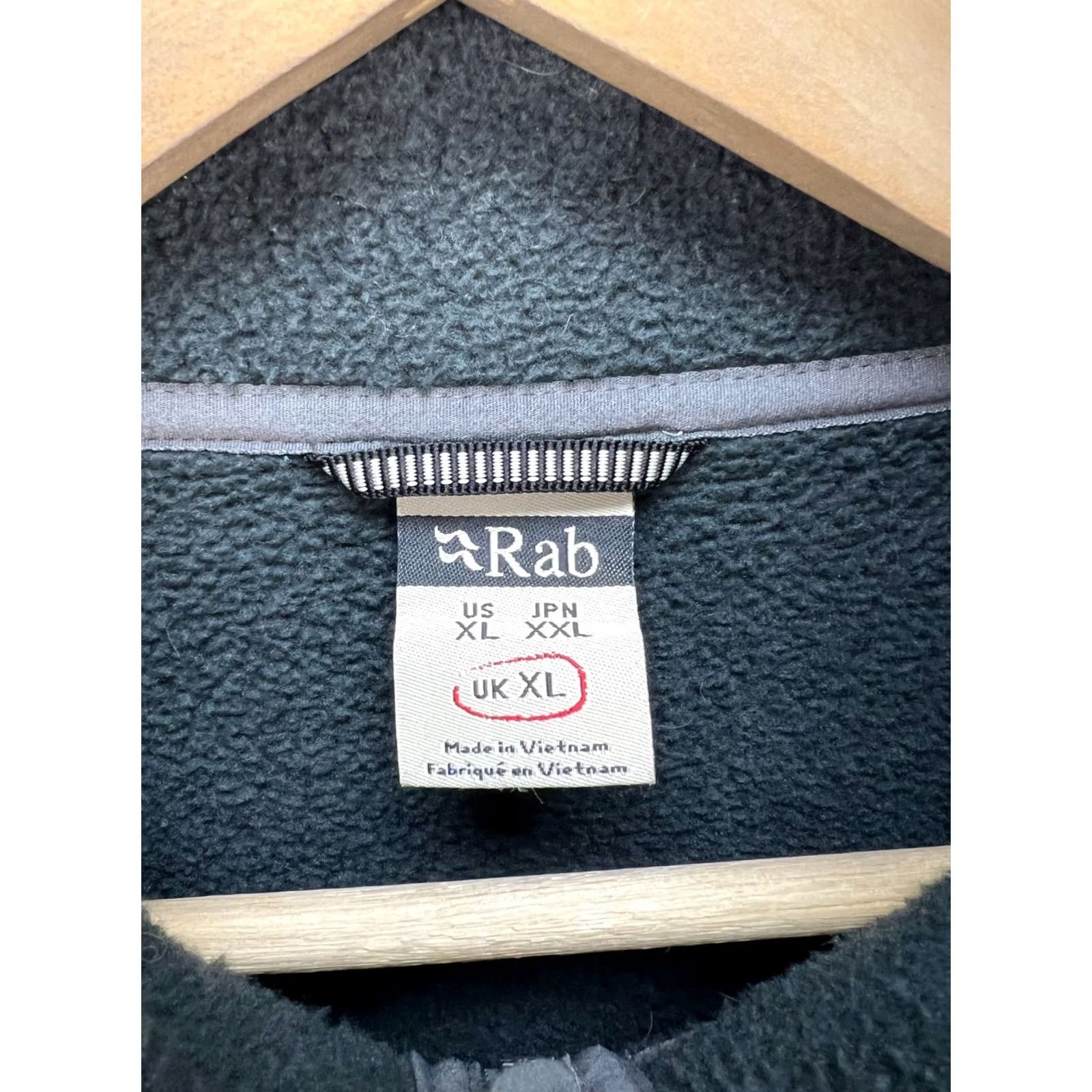 Rab RAB Jacket Fleece Full Zip XL Men's Gray Size XL Regular Pattern: Solid Size US XL / EU 56 / 4 - 4 Thumbnail