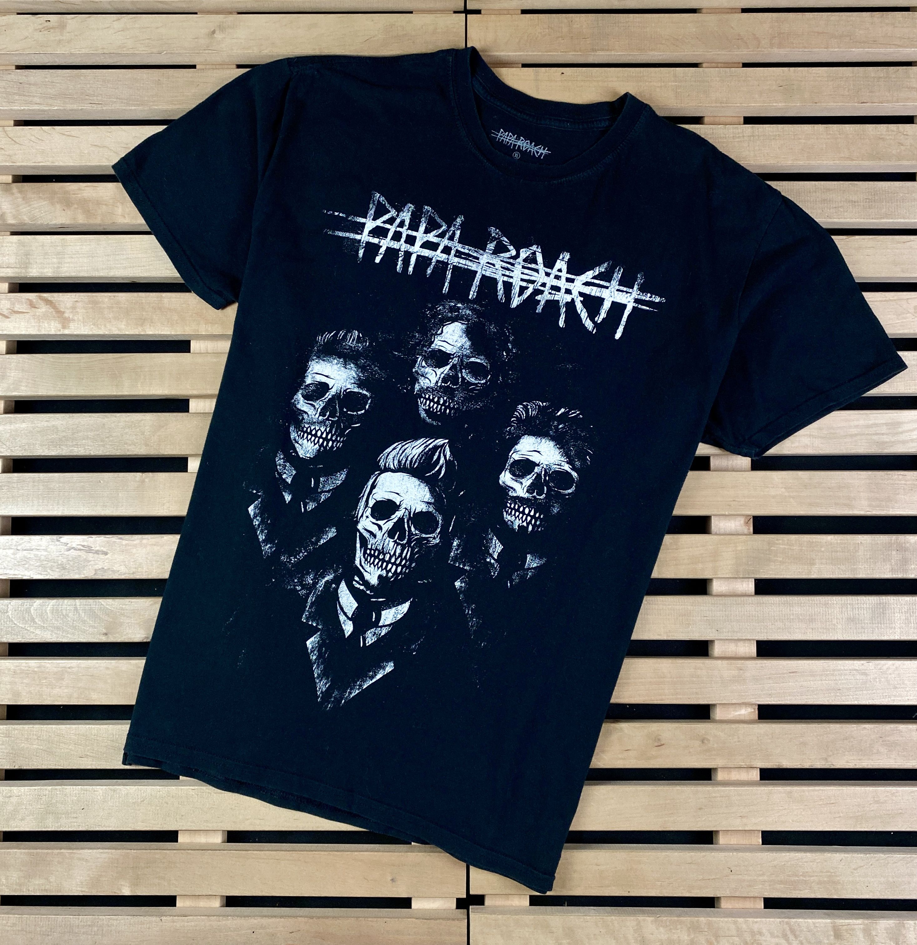 Band Tees × Vintage Men’s Rock T-Shirt Papa Roach Vintage Size XL Size US XL / EU 56 / 4 - 1 Thumbnail