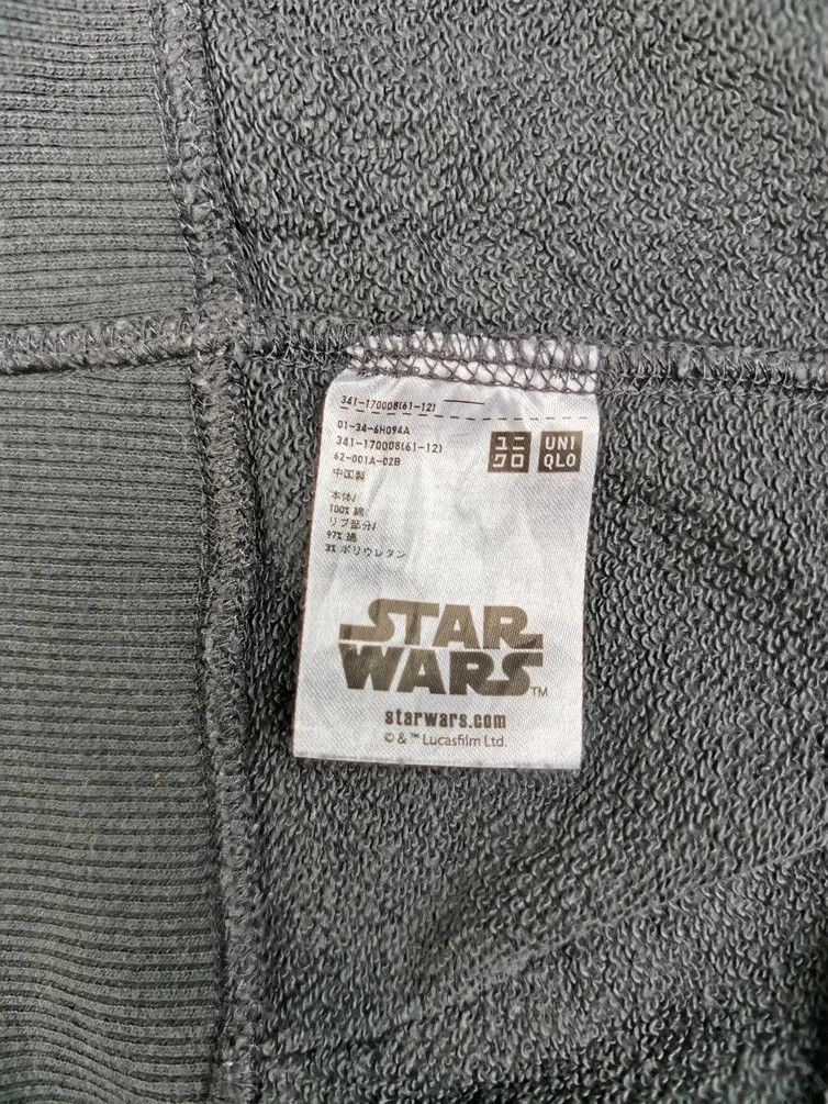 Japanese Brand × Star Wars × Uniqlo UT Uniqlo Star Wars Big Logo Hoodie Sweatshirt Size US S / EU 44-46 / 1 - 6 Thumbnail