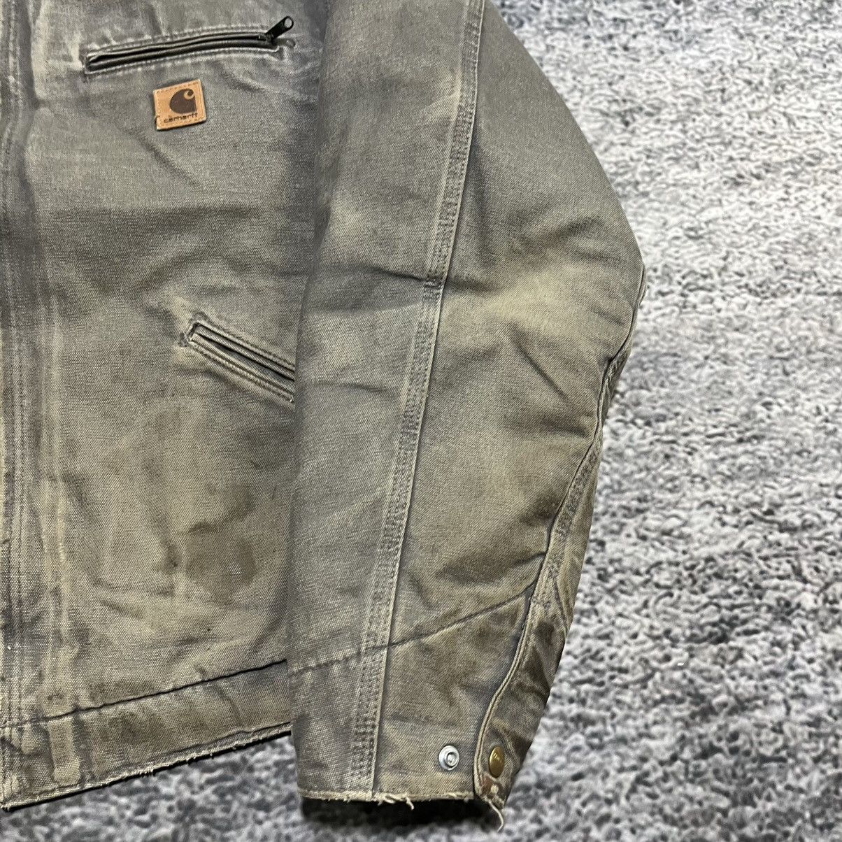 Carhartt VINTAGE CARHARTT BLANKET LINED DISTRESSED DETROIT JACKET Size US L / EU 52-54 / 3 - 5 Thumbnail