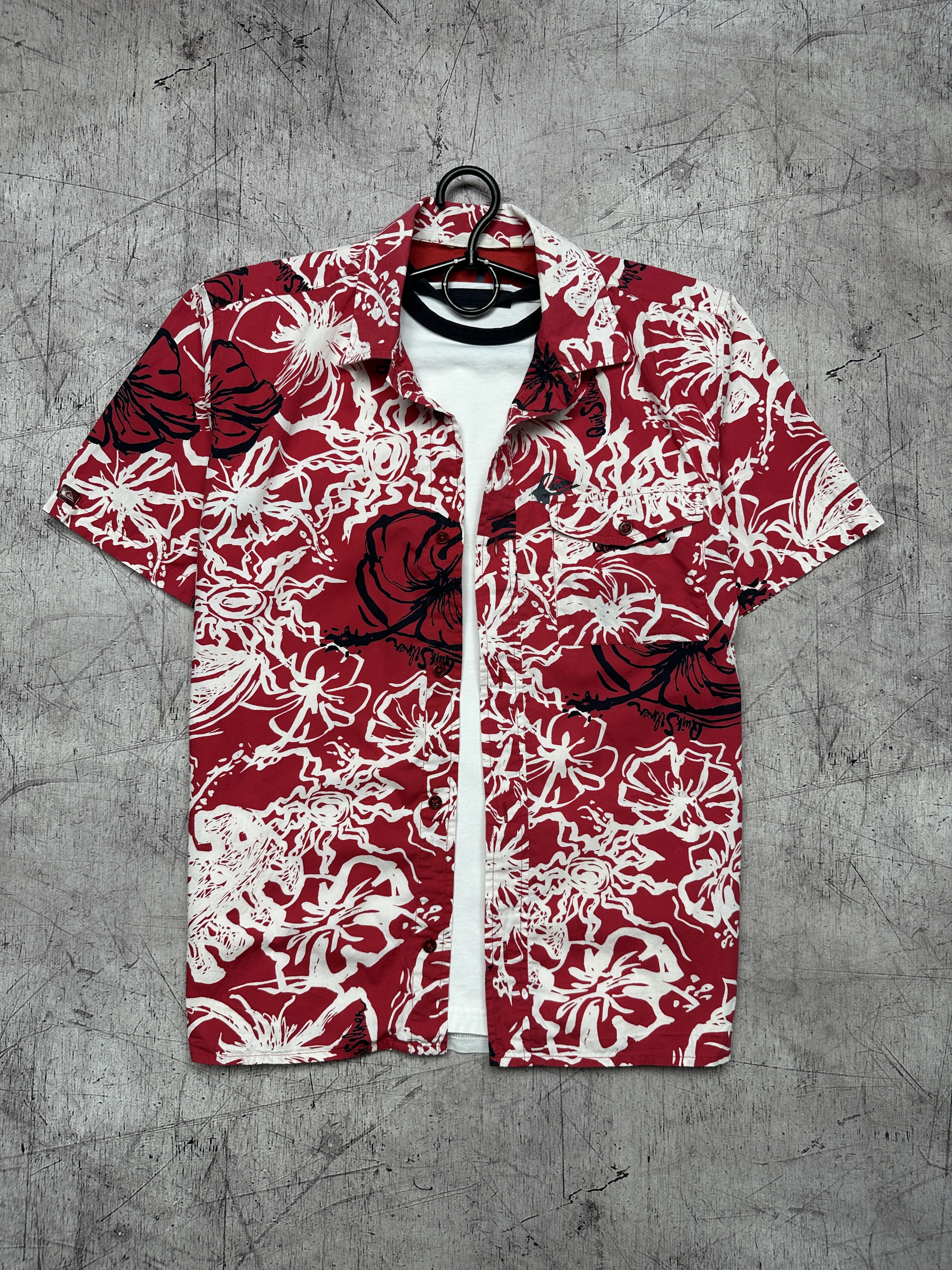Quiksilver Quiksilver Vintage Mens Hawaiian Shirt Size US L / EU 52-54 / 3 - 1 Thumbnail