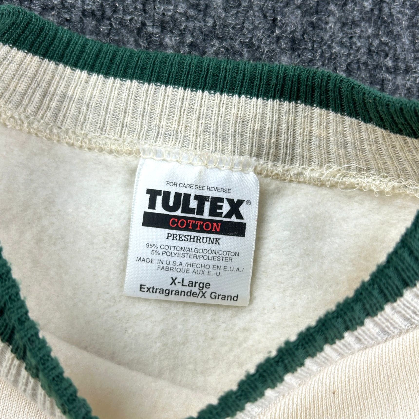 Tultex VINTAGE 90s Calaveras Timber Trails Poker Run Sweatshirt Avery XL USA Made 1998 Size US XL / EU 56 / 4 - 4 Thumbnail