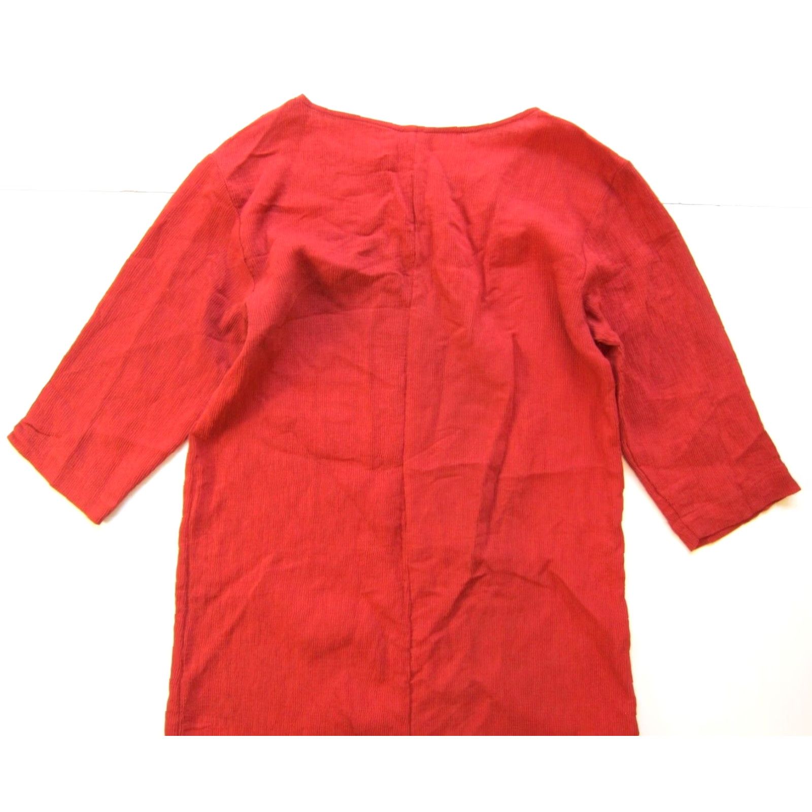 Vintage VINTAGE North Of West Orange Rayon 3/4 Sleeve Tunic Kaftan Midi Dress Medium Orange Womens Vintage Kaftan Midi Dress 3/4 Sleeve Rayon North Of West Size M / US 6-8 / IT 42-44 - 6 Thumbnail