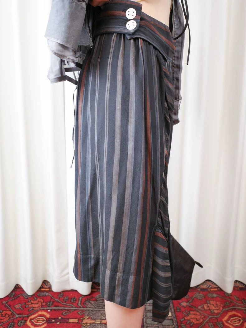 Vivienne Westwood Vivienne Westwood Striped button half skirt Size 30" / US 8 / IT 44 - 6 Thumbnail