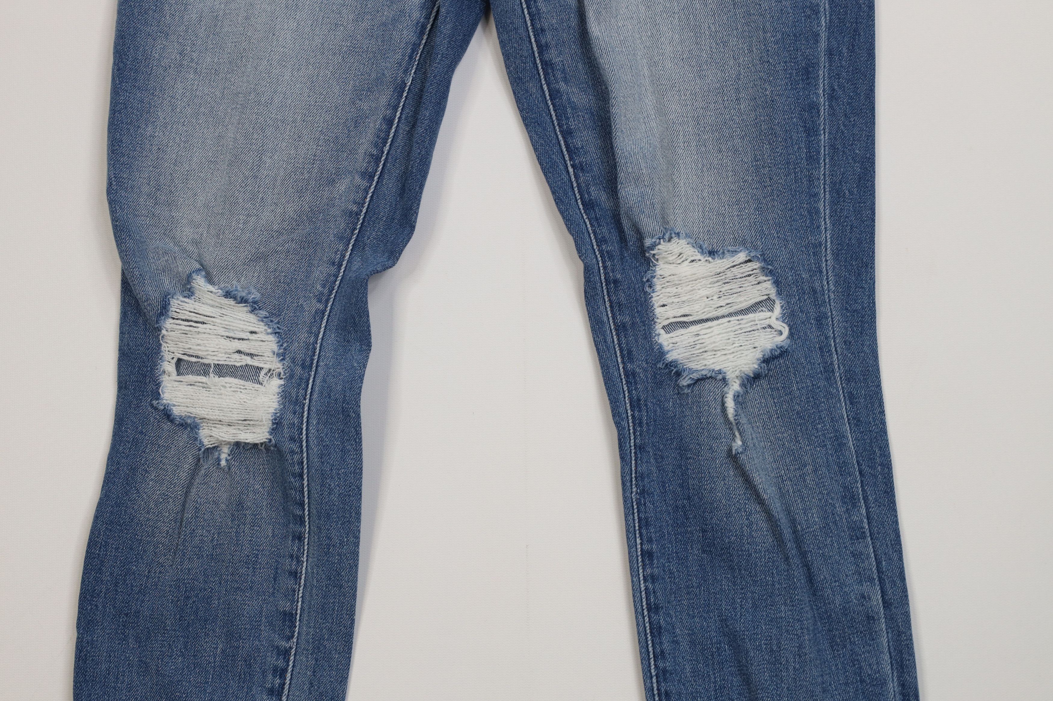 Vintage Buckle BKE Universal Fit High Rise Ankle Skinny Denim Jeans Size 25" / US 0 / IT 36 - 3 Thumbnail