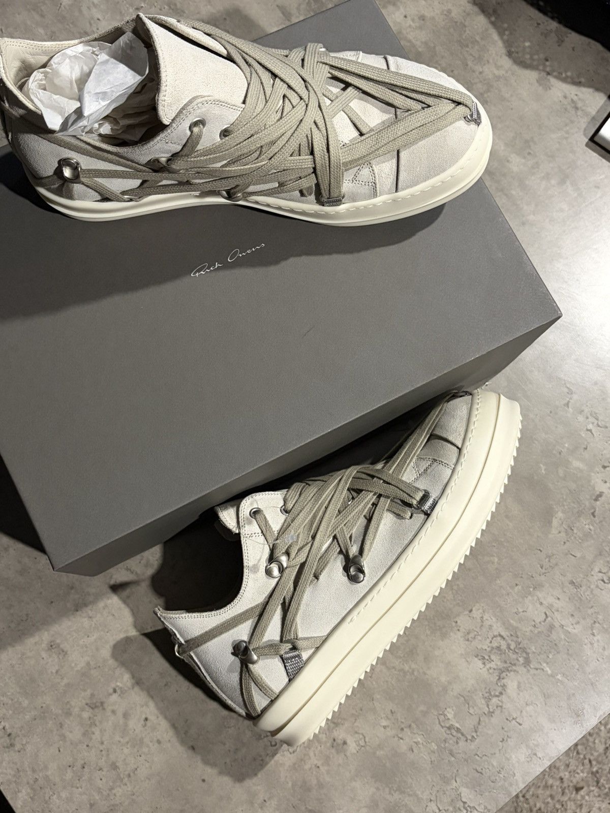 Rick Owens Rick Owens Megalace Ramones Low Size US 8 / EU 41 - 3 Thumbnail