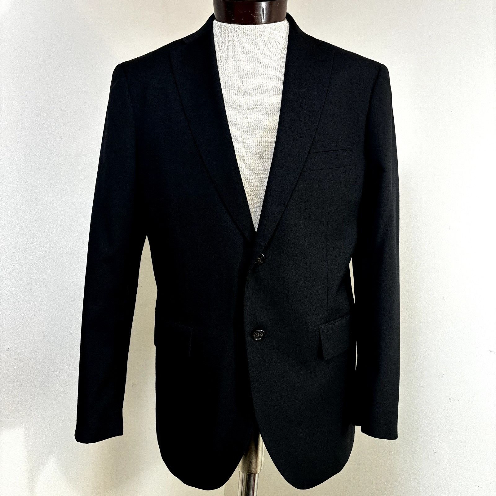 Benetton Style of Benetton Sport Coat Blazer 50 EU/40 US Wool Blend S Size 50R - 2 Thumbnail