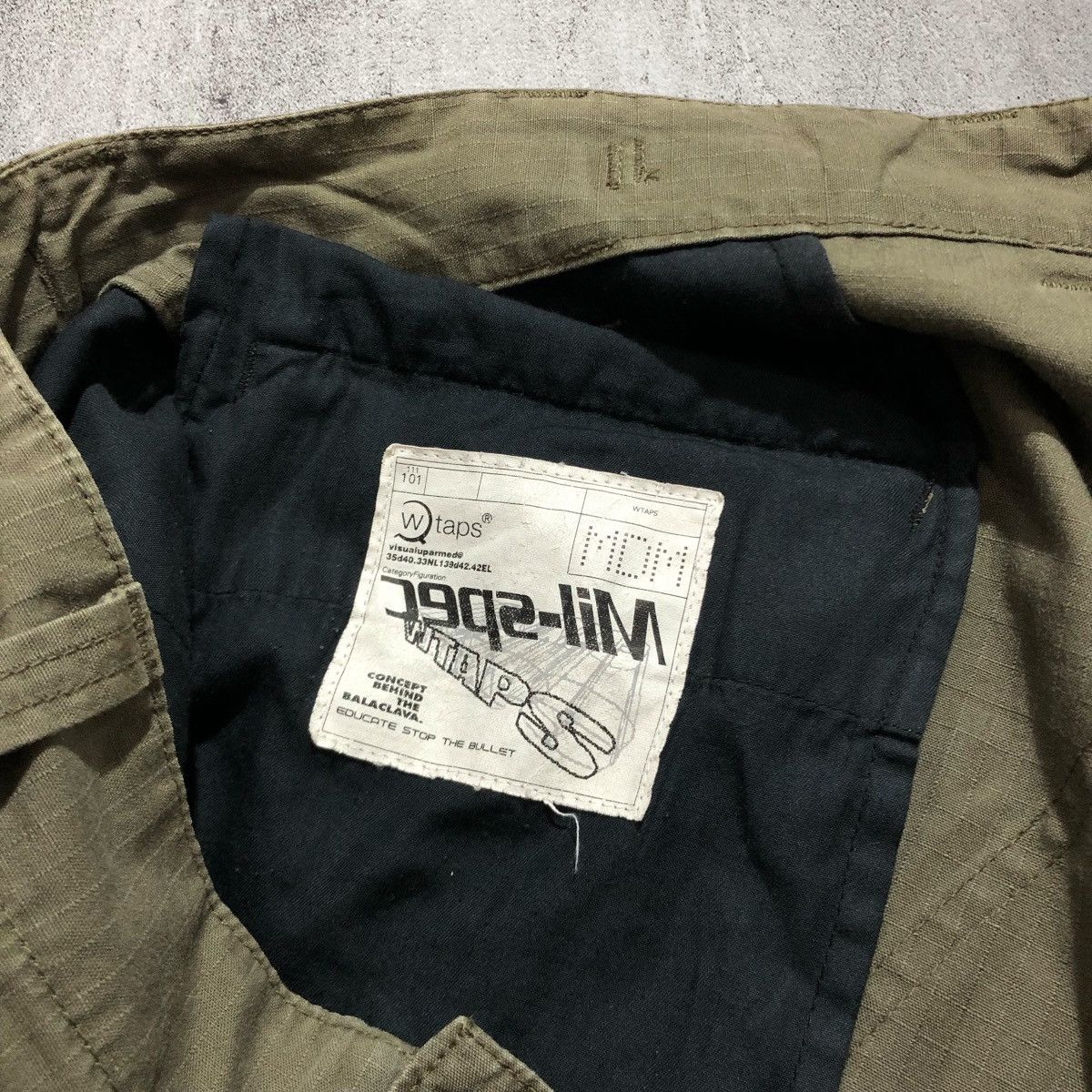 Wtaps 🇯🇵 2000s Wtaps Trousers Cotton Ripstop Cargo Pants Green Army Size US 34 / EU 50 - 13 Thumbnail