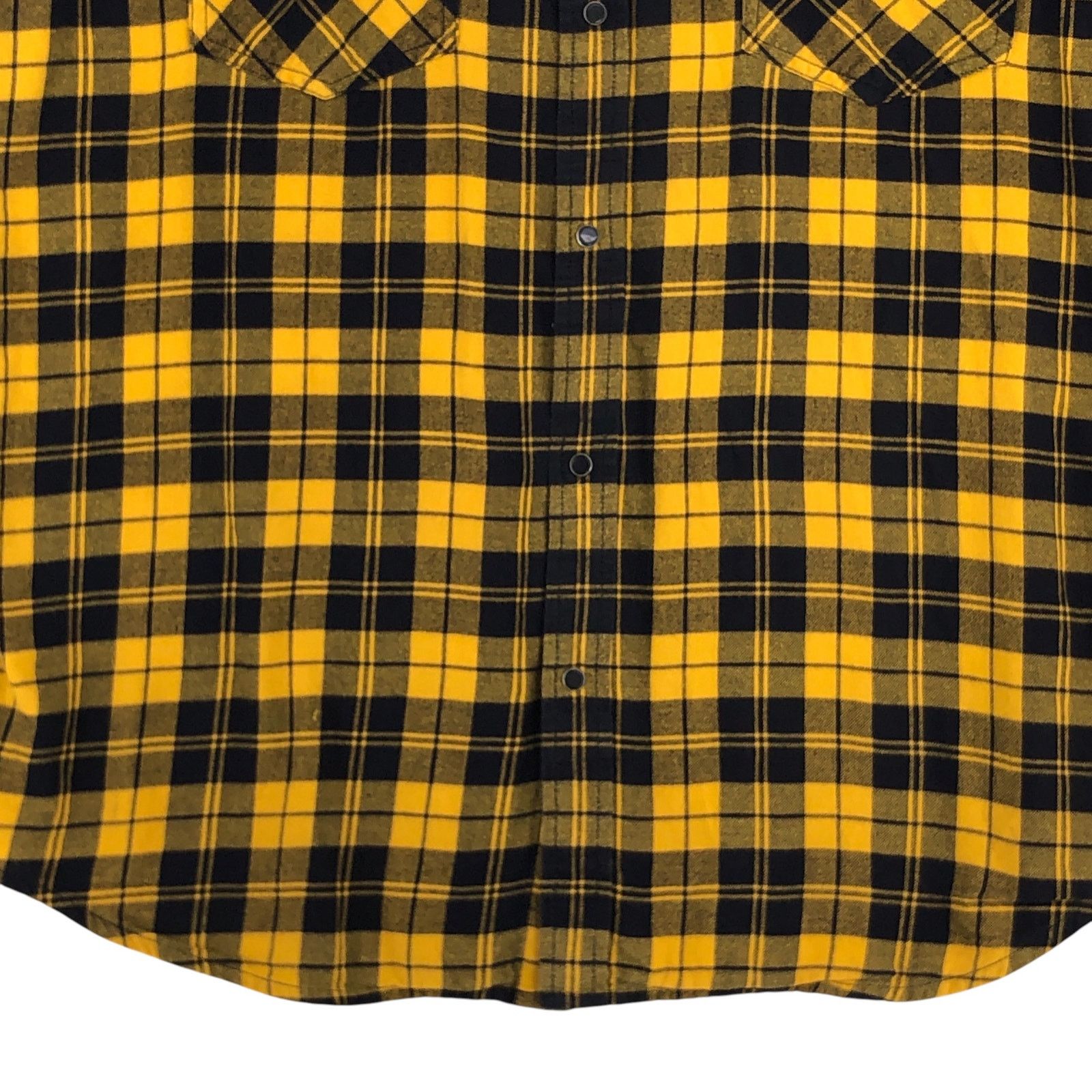 Diesel Diesel Sz XXL Shirt Flannel East Long Chk Yellow Black Snaps Size US XXL / EU 58 / 5 - 3 Thumbnail