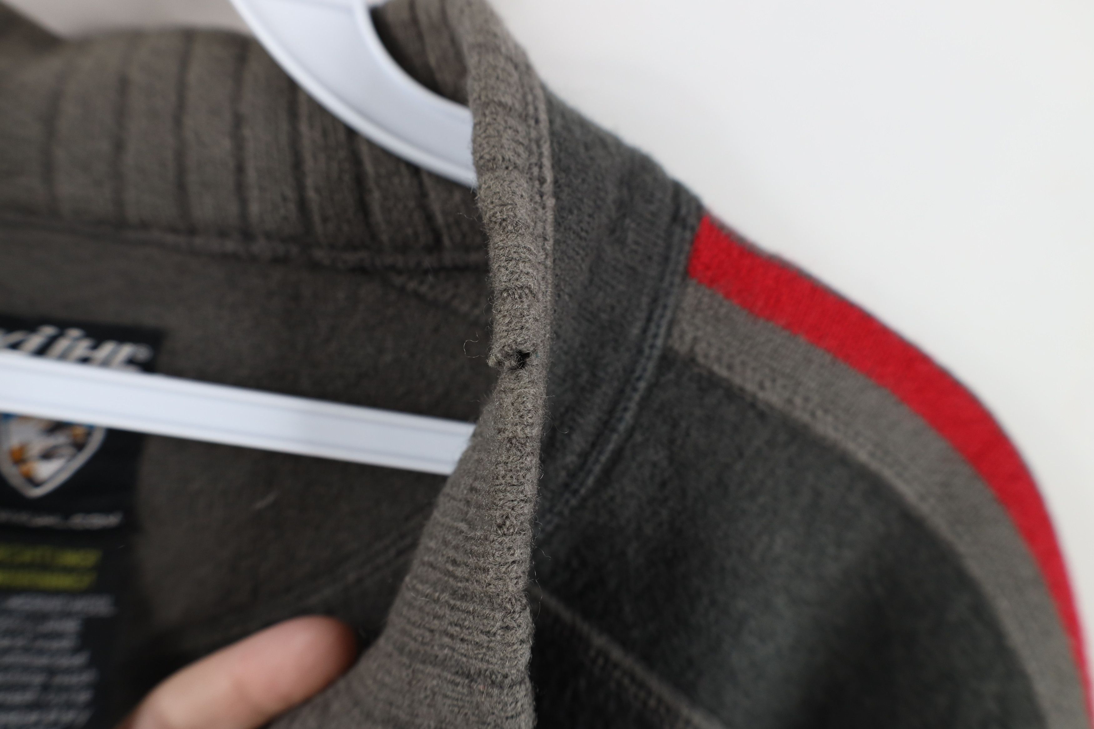 Kuhl × Vintage Kuhl Mountain Striped Merino Wool Full Zip Jacket Gray Size US M / EU 48-50 / 2 - 9 Thumbnail