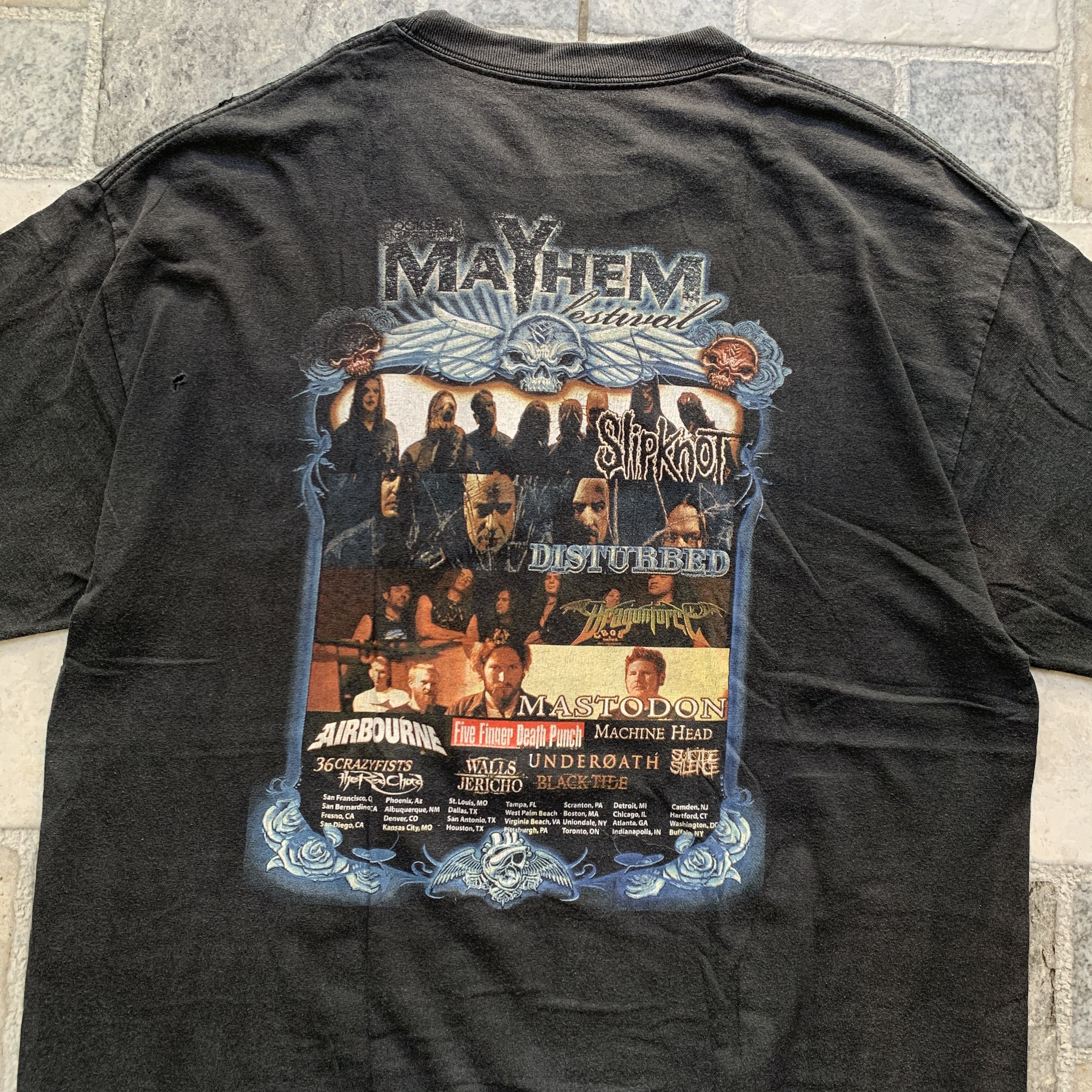Vintage Vintage Rockstar Energy Mayhem Festival Slipknot Size US XL / EU 56 / 4 - 5 Thumbnail