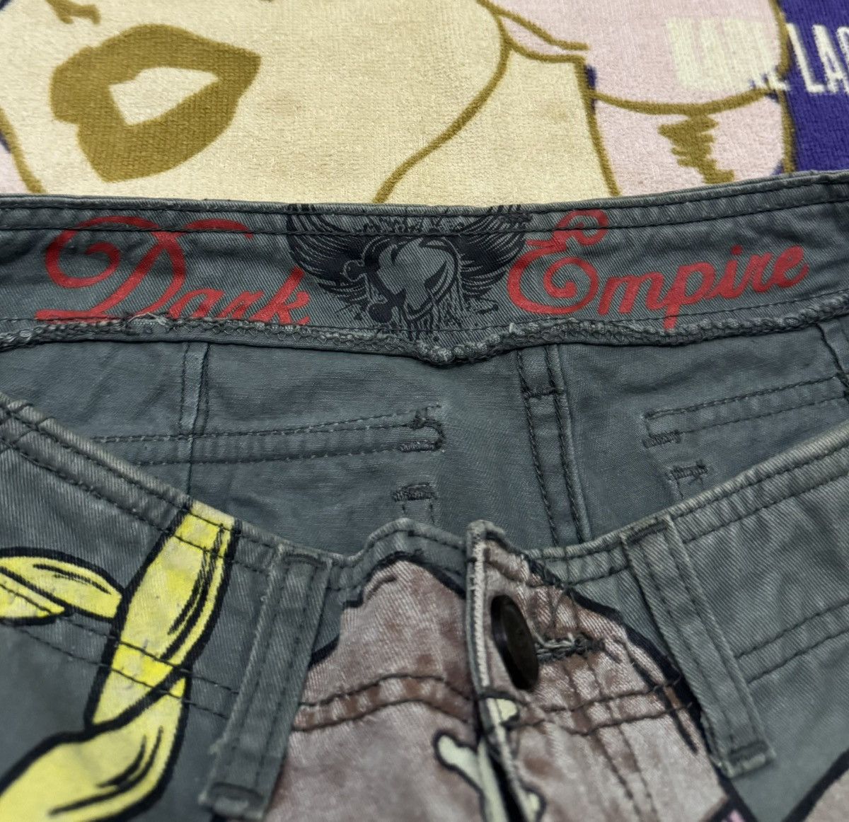 Vintage Designer by DARK EMPIRE Rare Design Short Pant Size US 34 / EU 50 - 9 Thumbnail