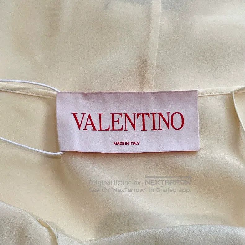 Valentino Valentino Light beige polka dot organza dress Size S / US 4 / IT 40 - 5 Thumbnail