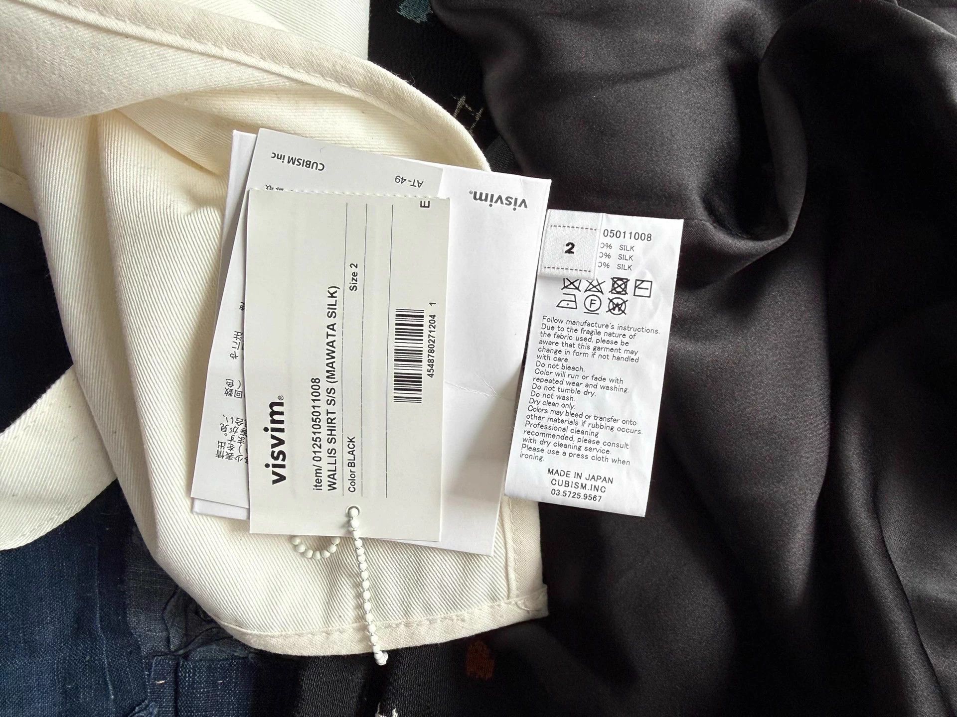 Visvim VISVIM 25SS WALLIS S/S MAWATA SILK Black 2 Size US M / EU 48-50 / 2 - 9 Thumbnail