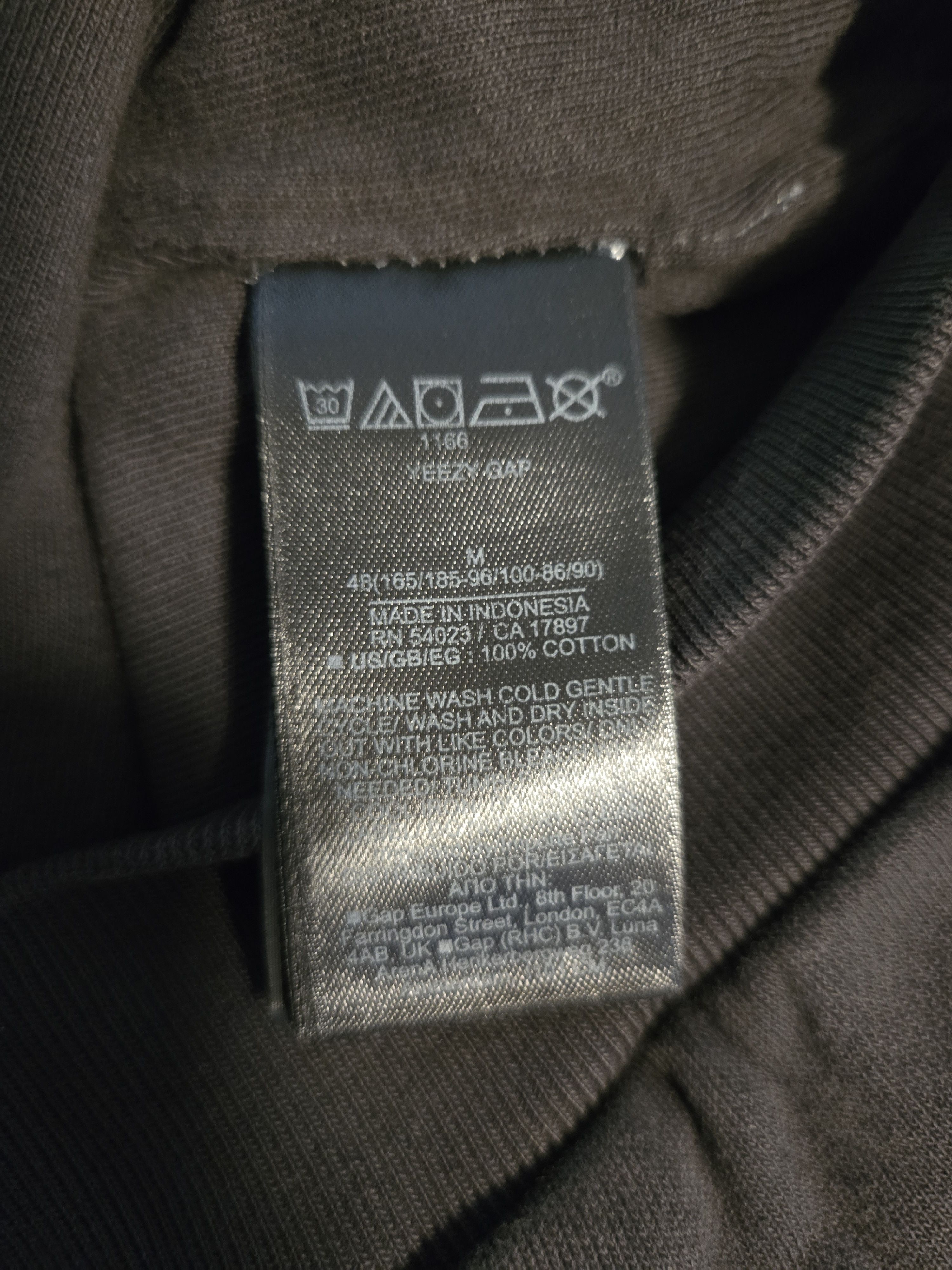 Gap Yeezy gap oversized pullover hoodie size medium black Size US M / EU 48-50 / 2 - 4 Thumbnail