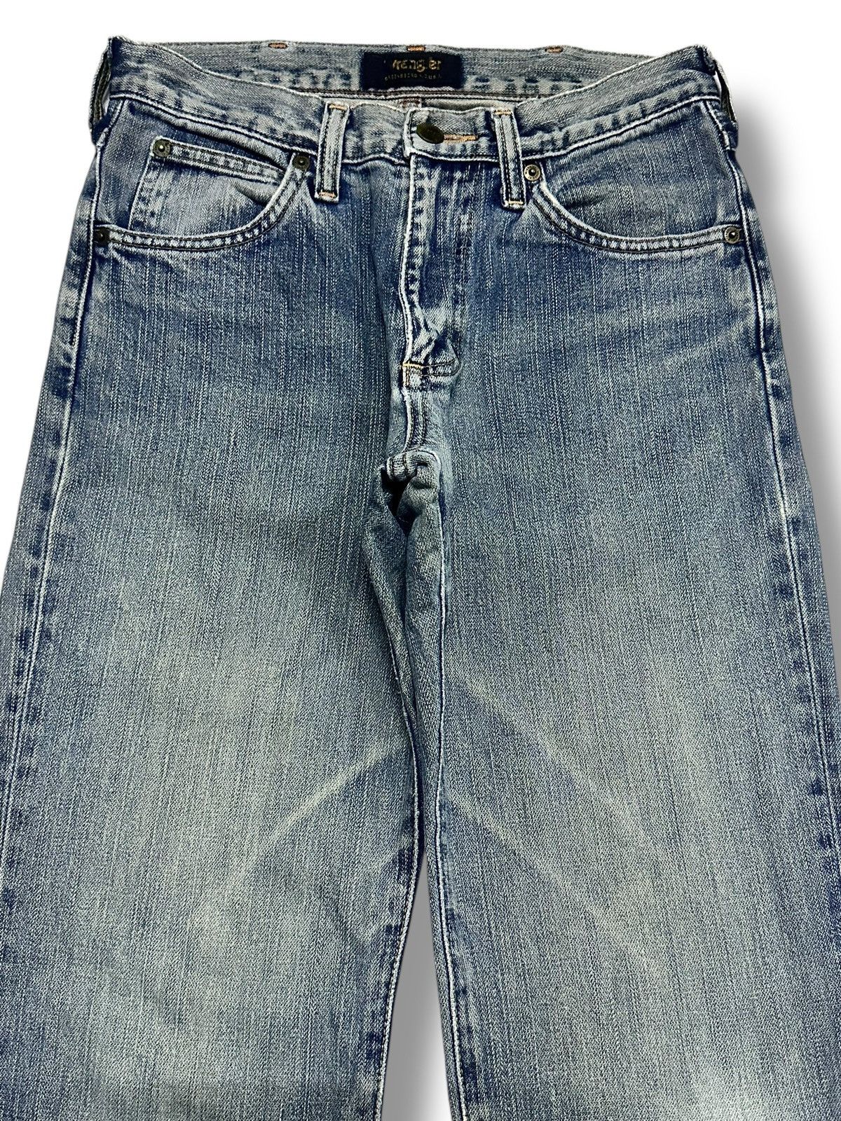 Japanese Brand Vintage Wrangler Straight Loose Style With Faded Wash Size US 28 / EU 44 - 2 Thumbnail