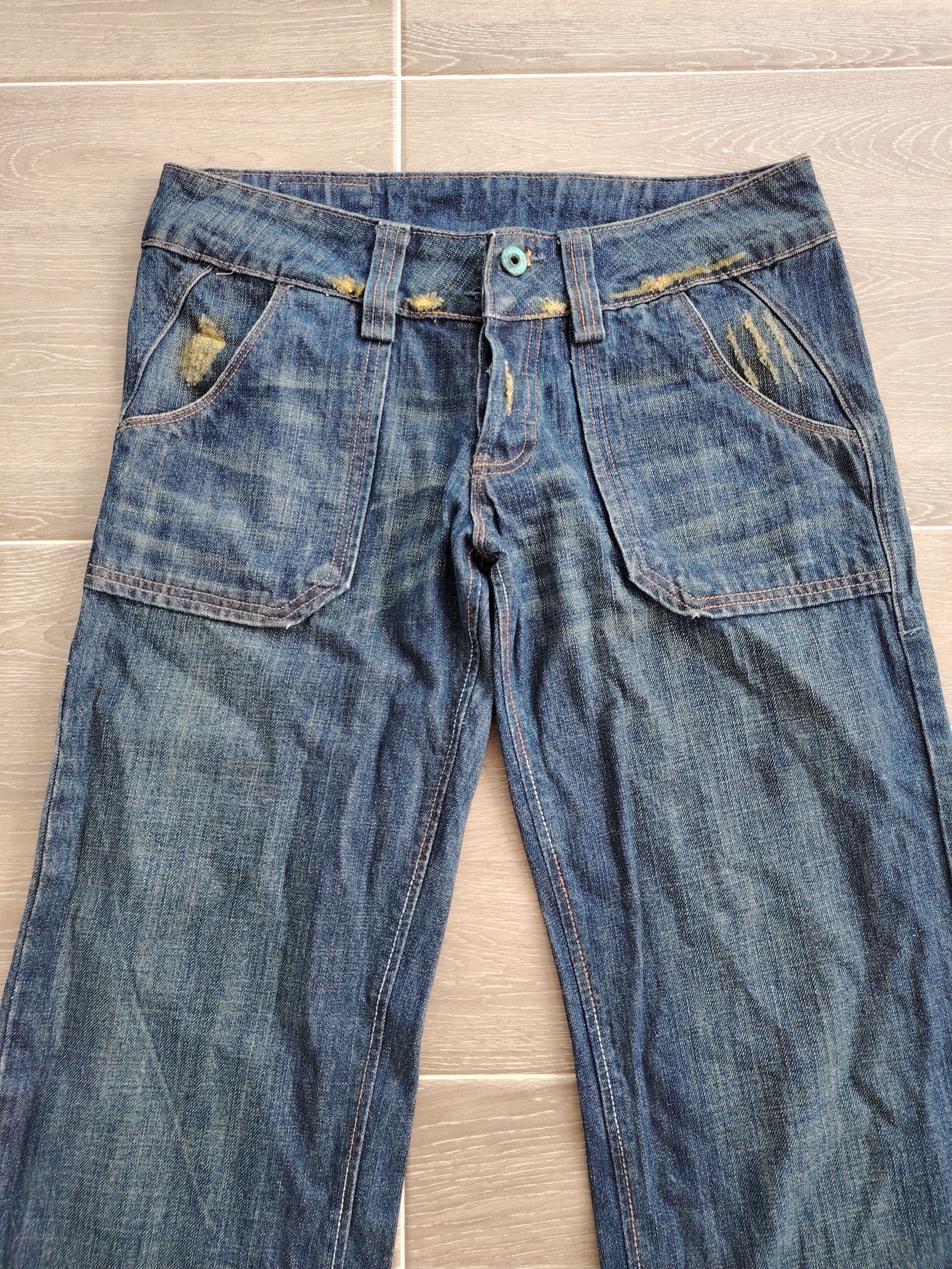 Diesel × If Six Was Nine × Le Grande Bleu (L.G.B.) Flare Bootcut Diesel Jeans Pant Gothic Size 27" / US 4 / IT 40 - 3 Thumbnail