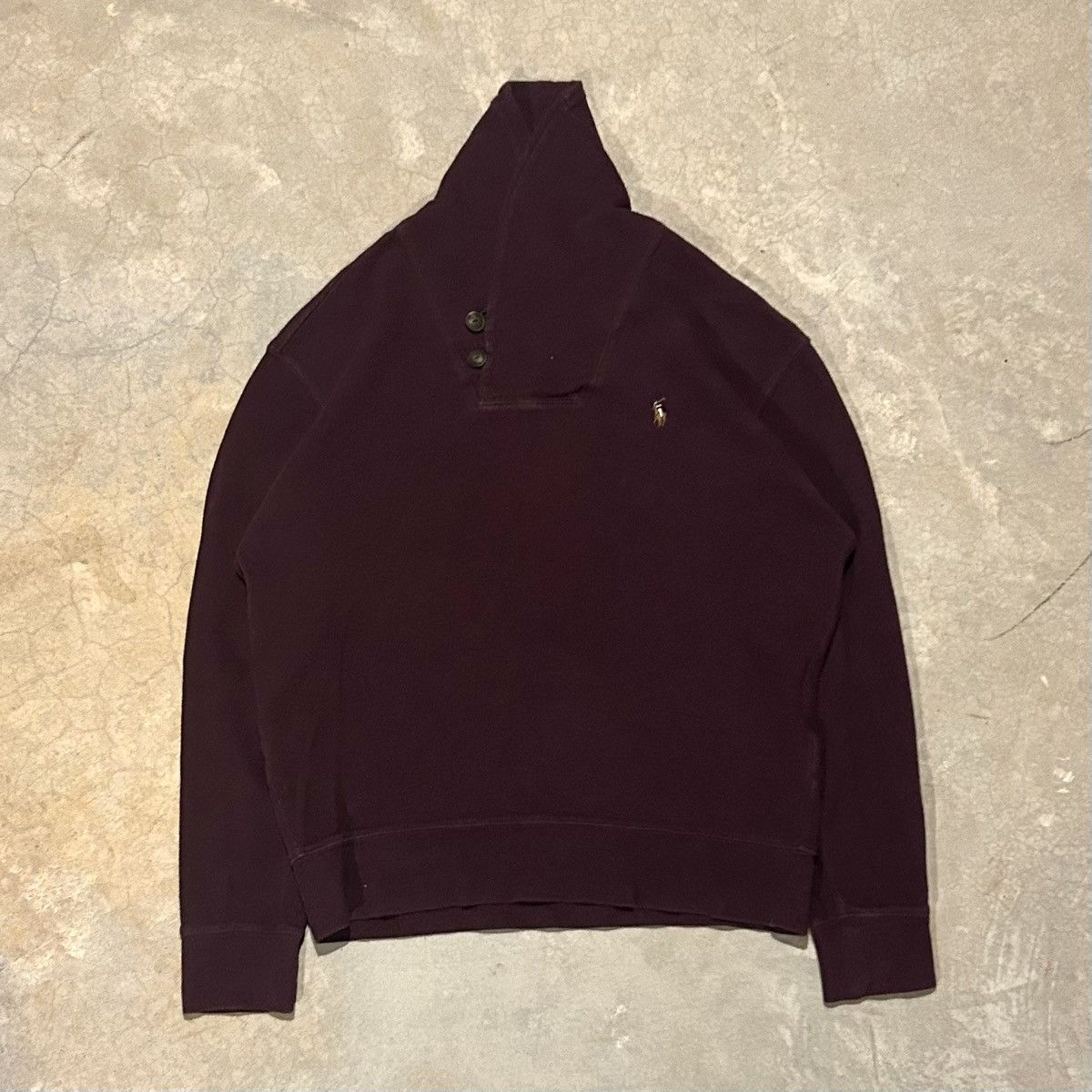 Polo Ralph Lauren × Vintage Vintage Polo Ralph Lauren Estate Rib Shawl Collar Sweater Size US M / EU 48-50 / 2 - 1 Thumbnail
