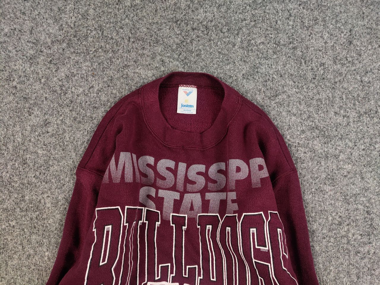 Vintage Vintage 90s Jostens MississippiState Bulldogs Sweatshirt USA Size US M / EU 48-50 / 2 - 3 Thumbnail