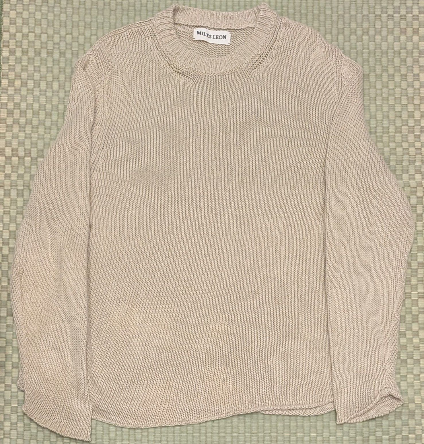 Other Miles Leon Linen Cotton Knit Sweater Made in Italy Size US XXL / EU 58 / 5 - 1 Thumbnail