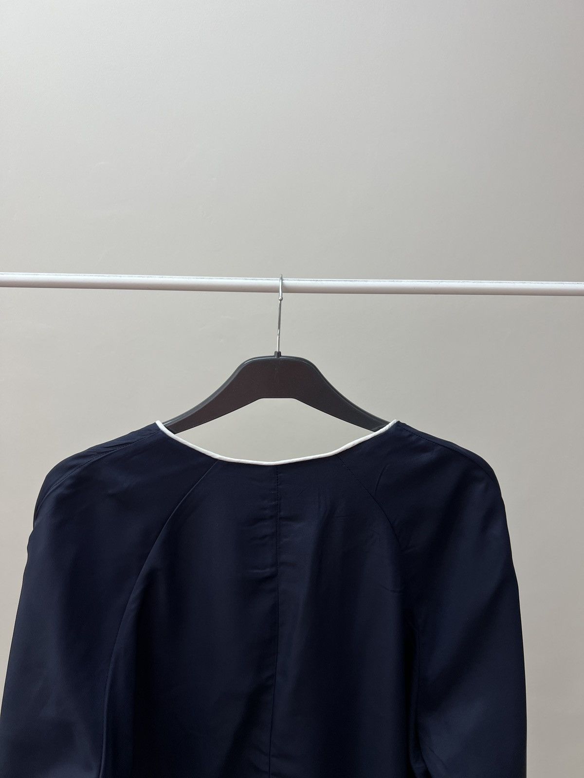 Sunnei SUNNEI Navy Blue Minimalist Made in Italy Women’s Jacket Size XL / US 12-14 / IT 48-50 - 13 Thumbnail