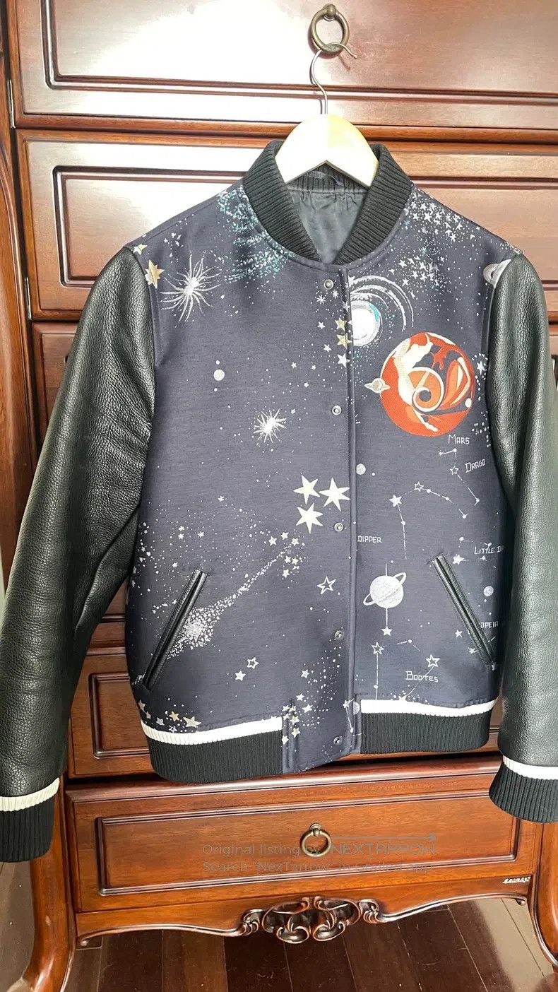 Valentino Valentino Rework embroidery starry sky patchwork baseball Size US M / EU 48-50 / 2 - 1 Thumbnail