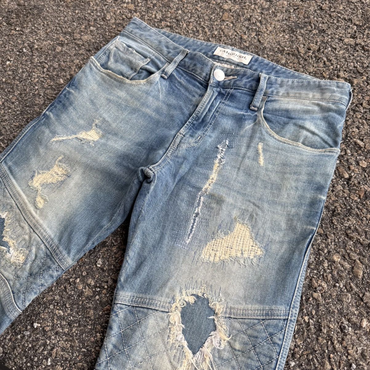 Vanquish VINTAGE VANQUISH SKINNY BIKER JEAN DENIM PANTS Size US 31 - 6 Thumbnail