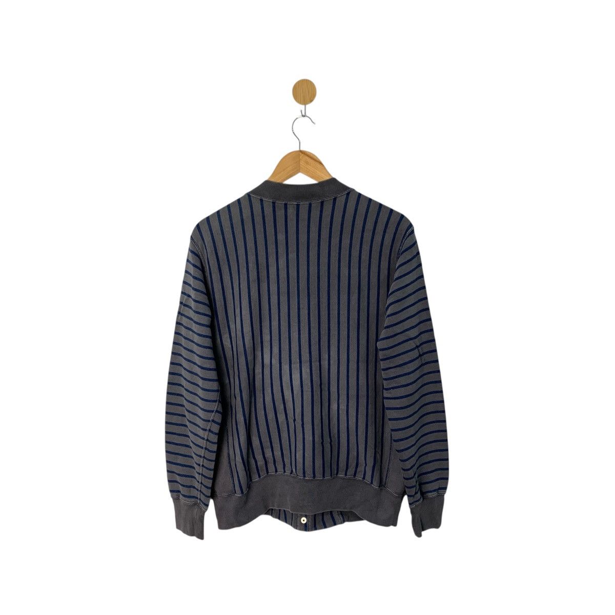 Champion Champion Reverse Weave Varsity Striped Sweater Size US L / EU 52-54 / 3 - 2 Thumbnail