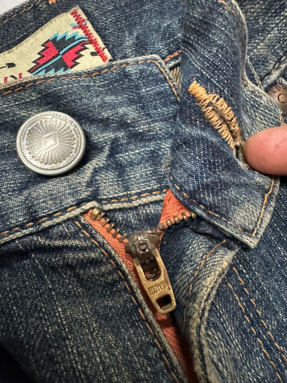 Edwin 💥Flare💥Vintage Edwin XV Insane Rusty Mudwash Bootcut Jeans Size US 29 - 9 Thumbnail