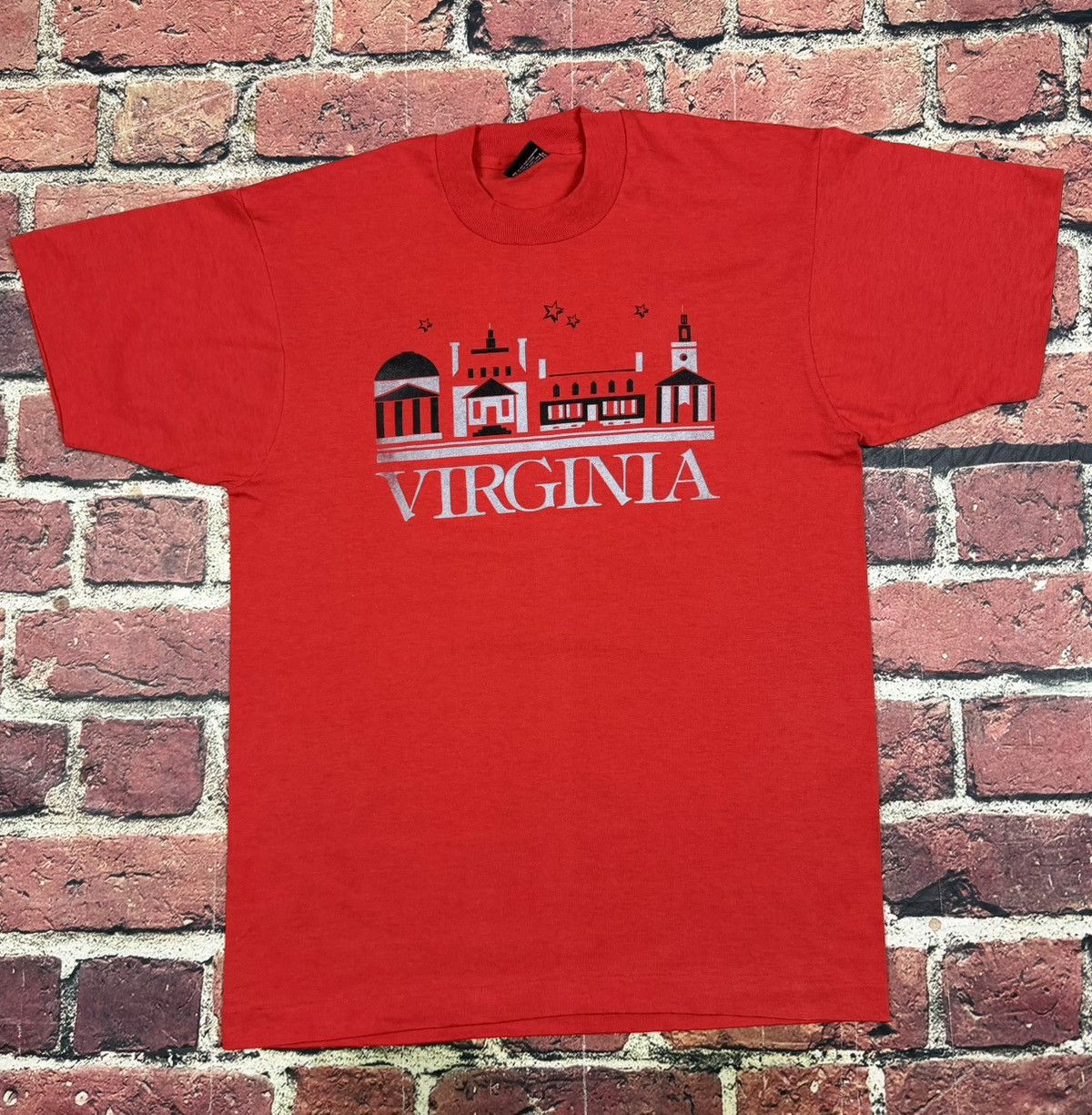 Vintage Vintage VIRGINIA Graphic Souvenir T-Shirt Single Stitch Size US L / EU 52-54 / 3 - 1 Thumbnail