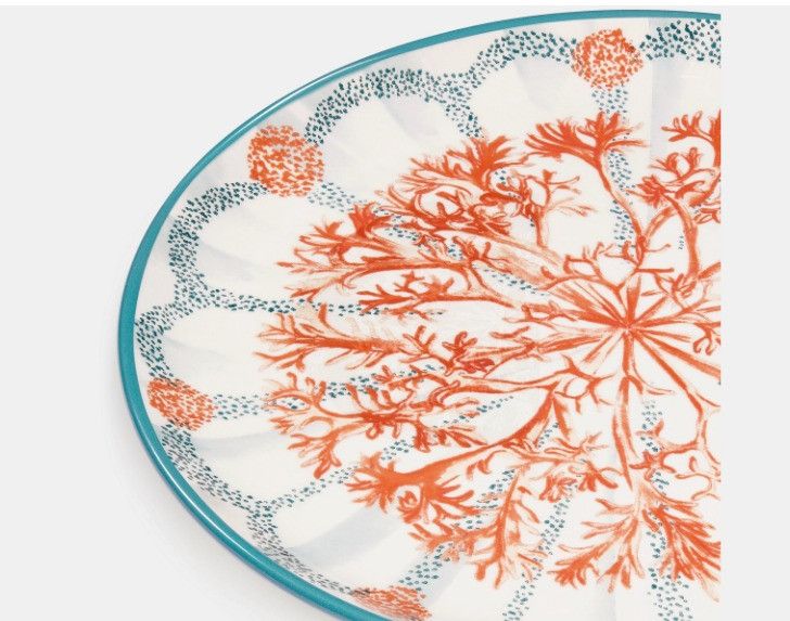 Dior o1w1db10425 HYJ01ME Size: OS / Dinner Plate in Blue & Red Size ONE SIZE - 3 Thumbnail