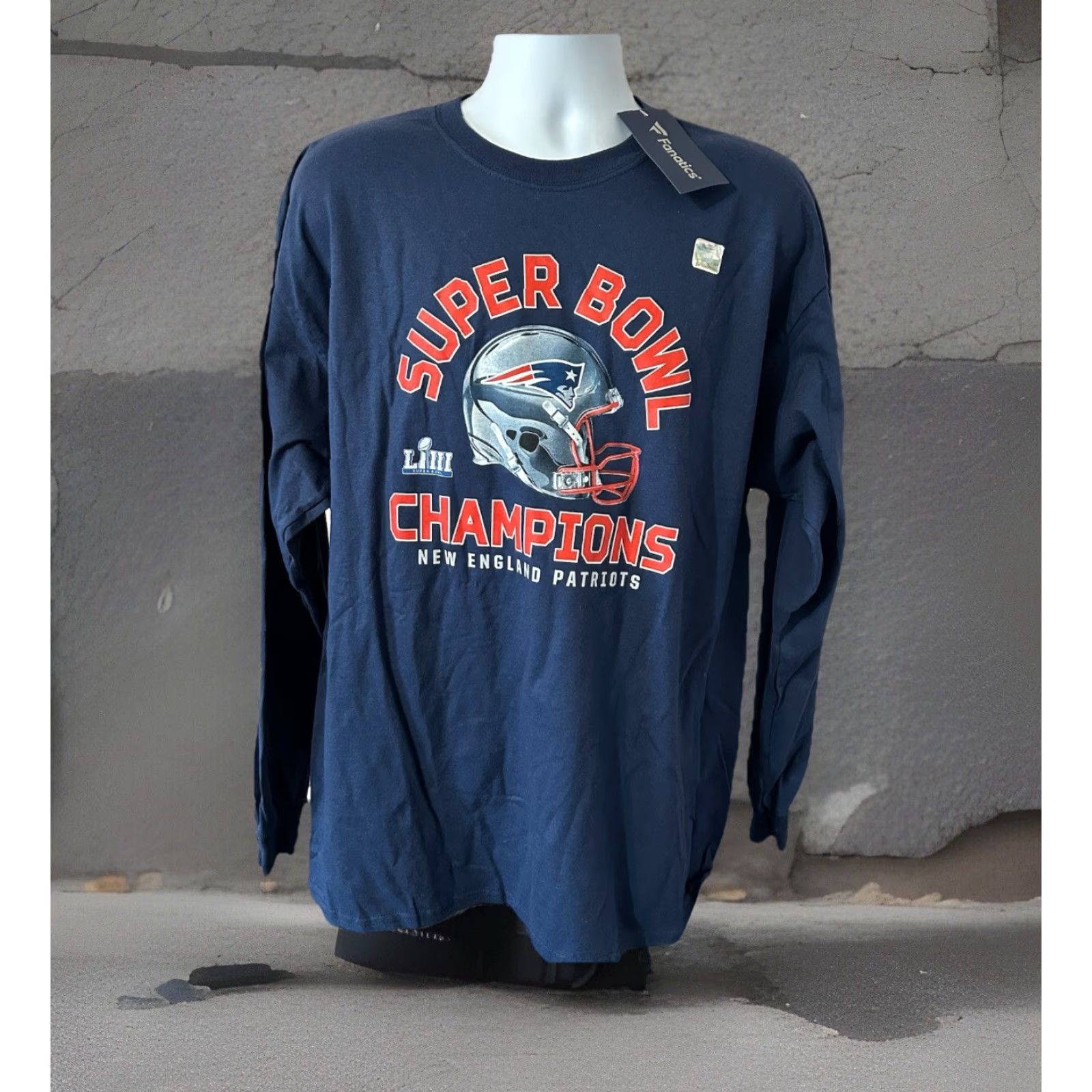 Vintage VINTAGE New England Patriots Long Sleeve Shirt Men XL Fanatics NWT Navy Blue Size US XL / EU 56 / 4 - 2 Thumbnail