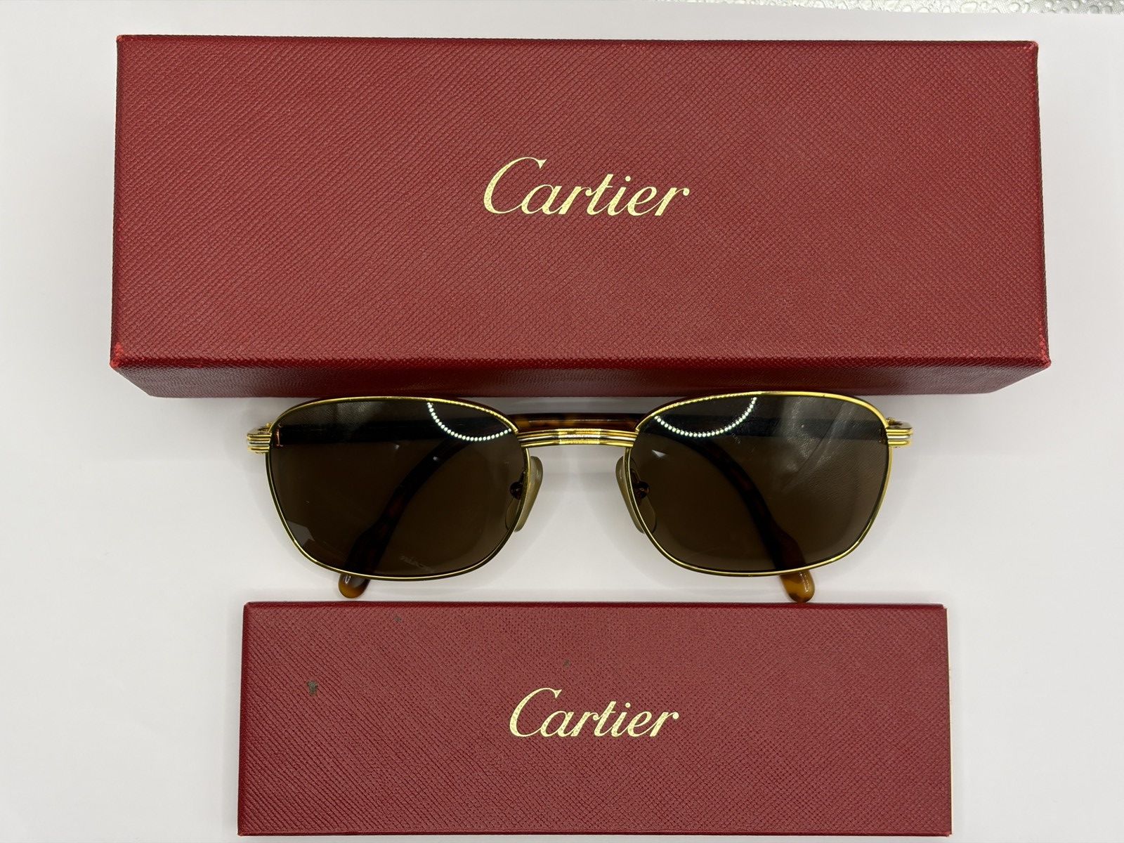 Cartier Cartier Aube Or gold plated sunglasses Size ONE SIZE - 2 Thumbnail