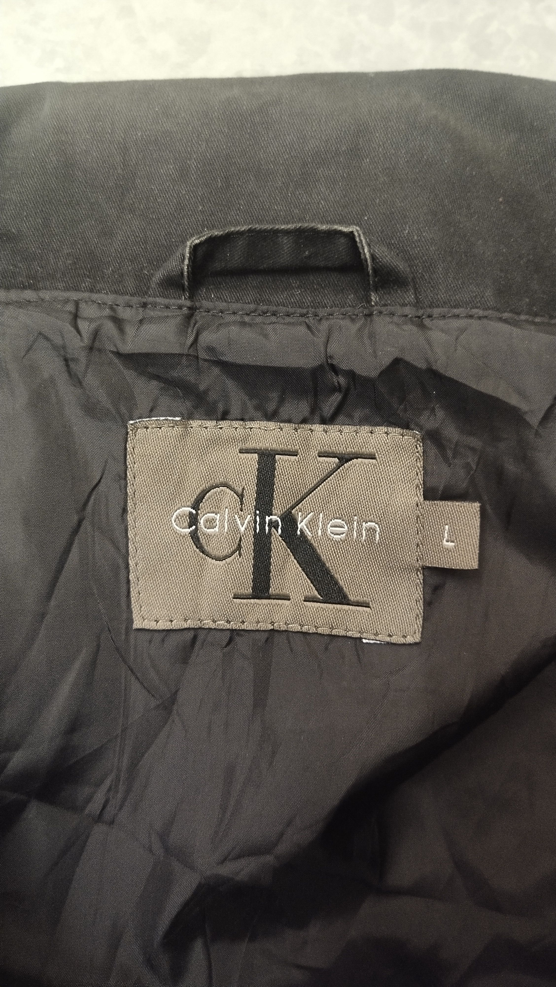 Calvin Klein × Designer × Vintage 🔥 Rare Calvin Klein Casual Zip Up Coat Jacket Size US L / EU 52-54 / 3 - 9 Thumbnail