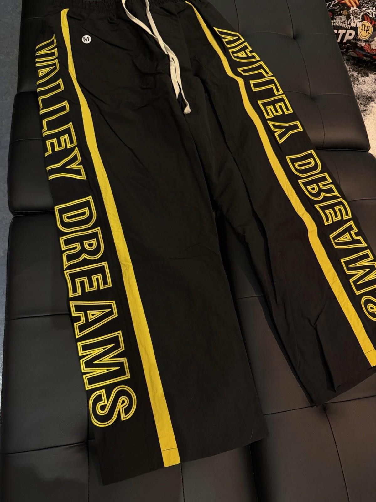 Other Valley Track Black Yellow Drawstring Sweatpants Size Medium Size US 32 / EU 48 - 5 Thumbnail
