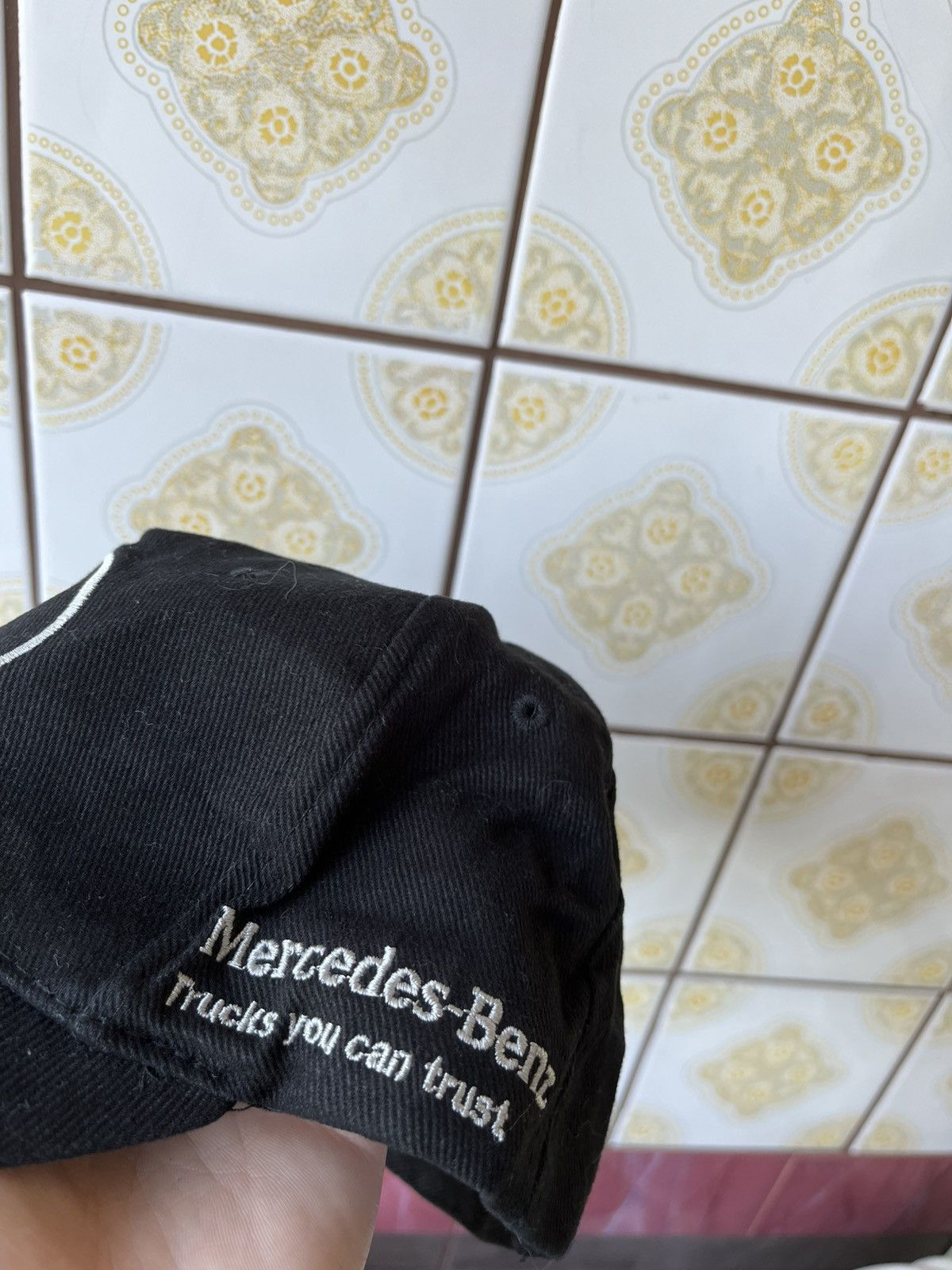 Mercedes-Benz Vintage Mercedes-Benz black cap Size ONE SIZE - 3 Thumbnail