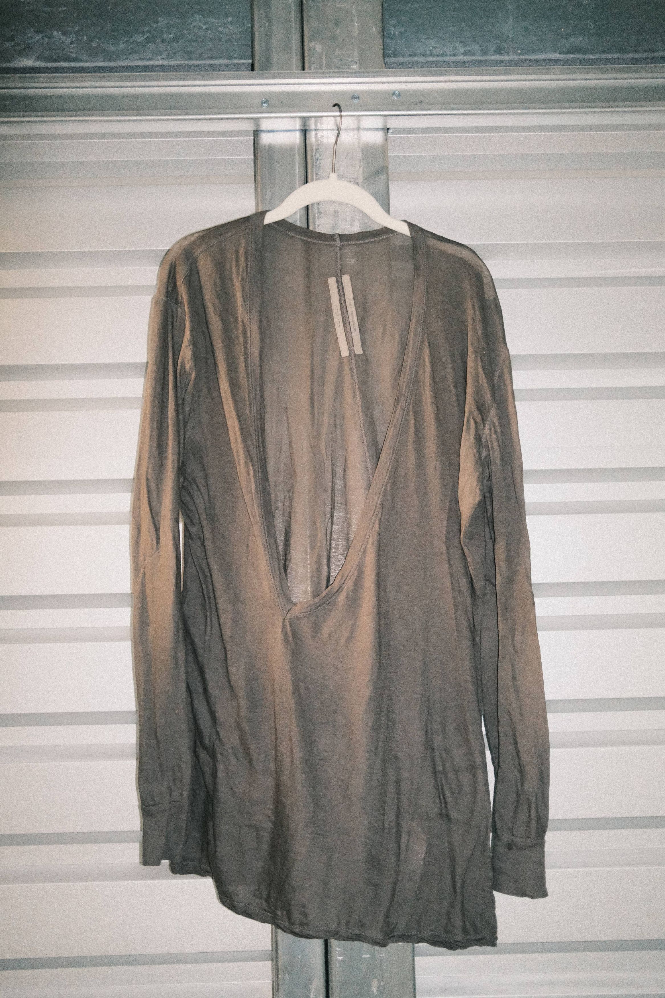 Rick Owens Rick Owens S/S 23 Edfu Rib Long Sleeve | Grailed