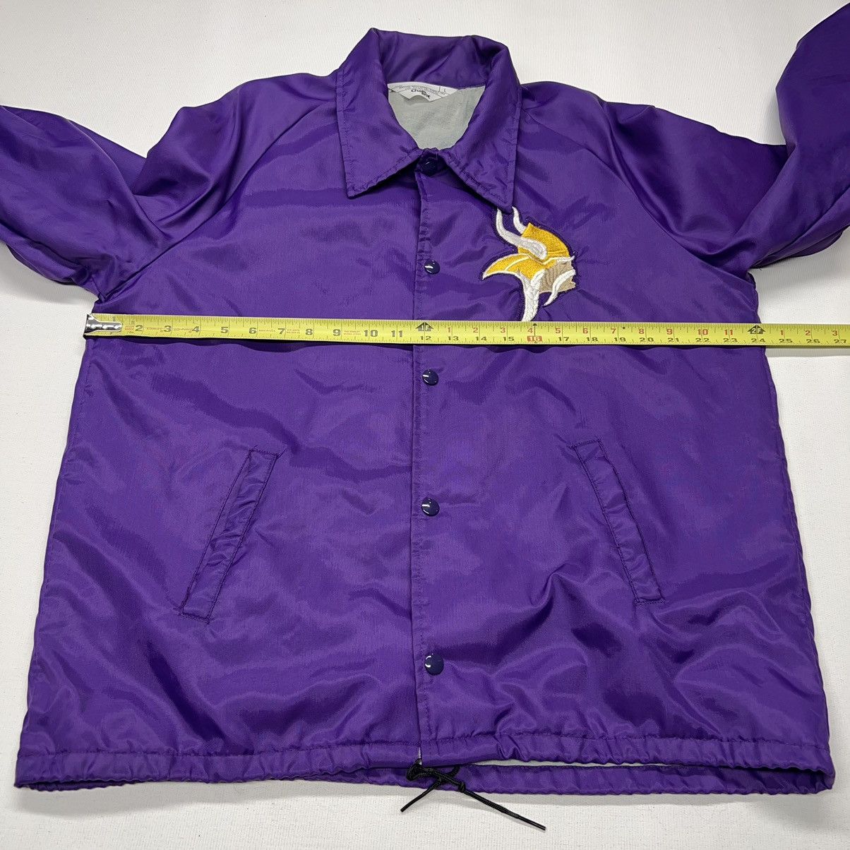 NFL × Vintage Minnesota Vikings Jacket Purple Chalk Line Coach Windbreaker Size US L / EU 52-54 / 3 - 18 Thumbnail