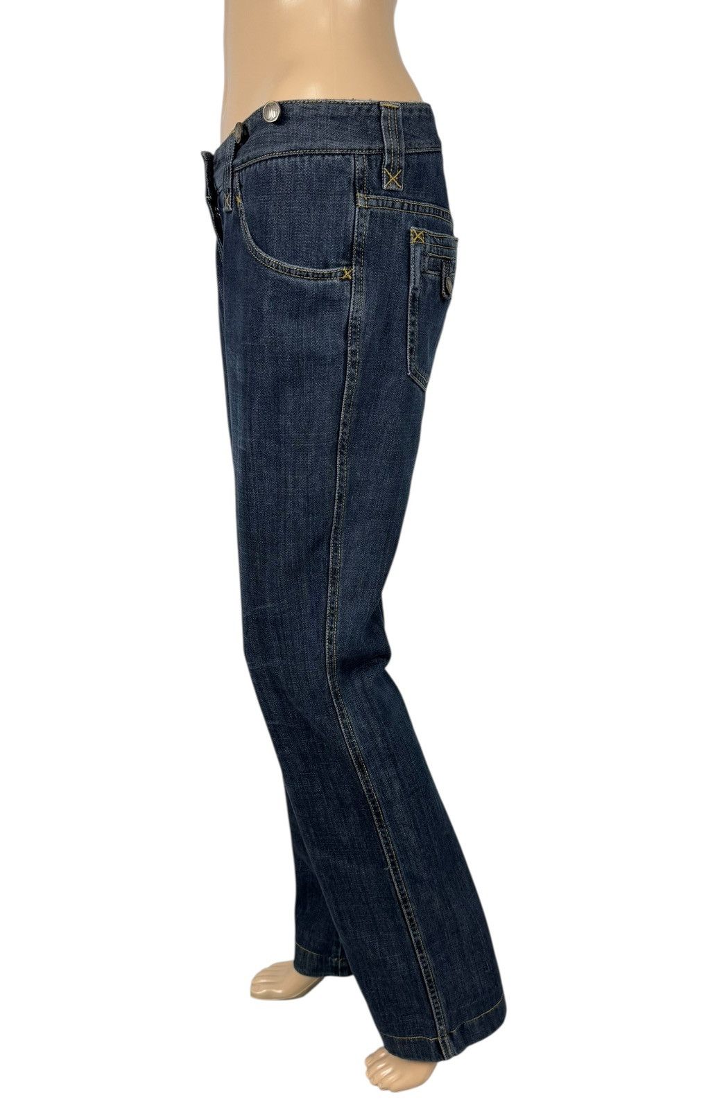 Dolce & Gabbana Dolce & Gabbana Vintage Jeans Bootcut Metal Logo Womens Size 40" / US 18 - 9 Thumbnail