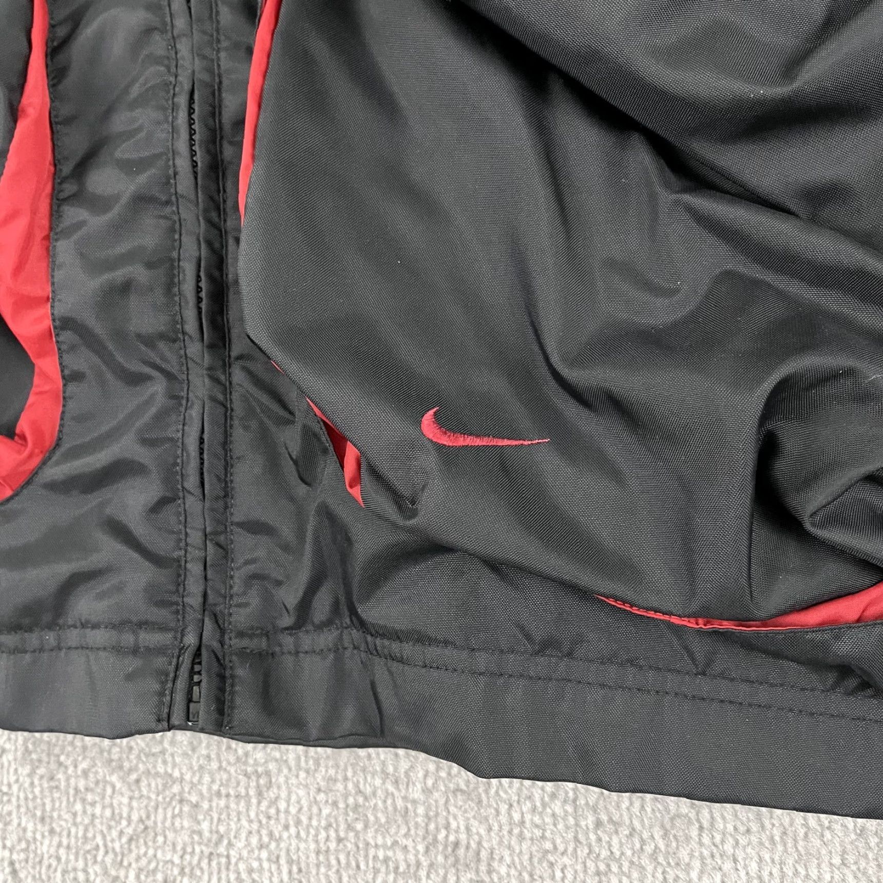 Nike VINTAGE Nike Jacket Mens S Black 3D Pocket Full Zip Hooded Full Zip Y2K | Outer Nylon | Regular Fit Size US S / EU 44-46 / 1 - 2 Thumbnail