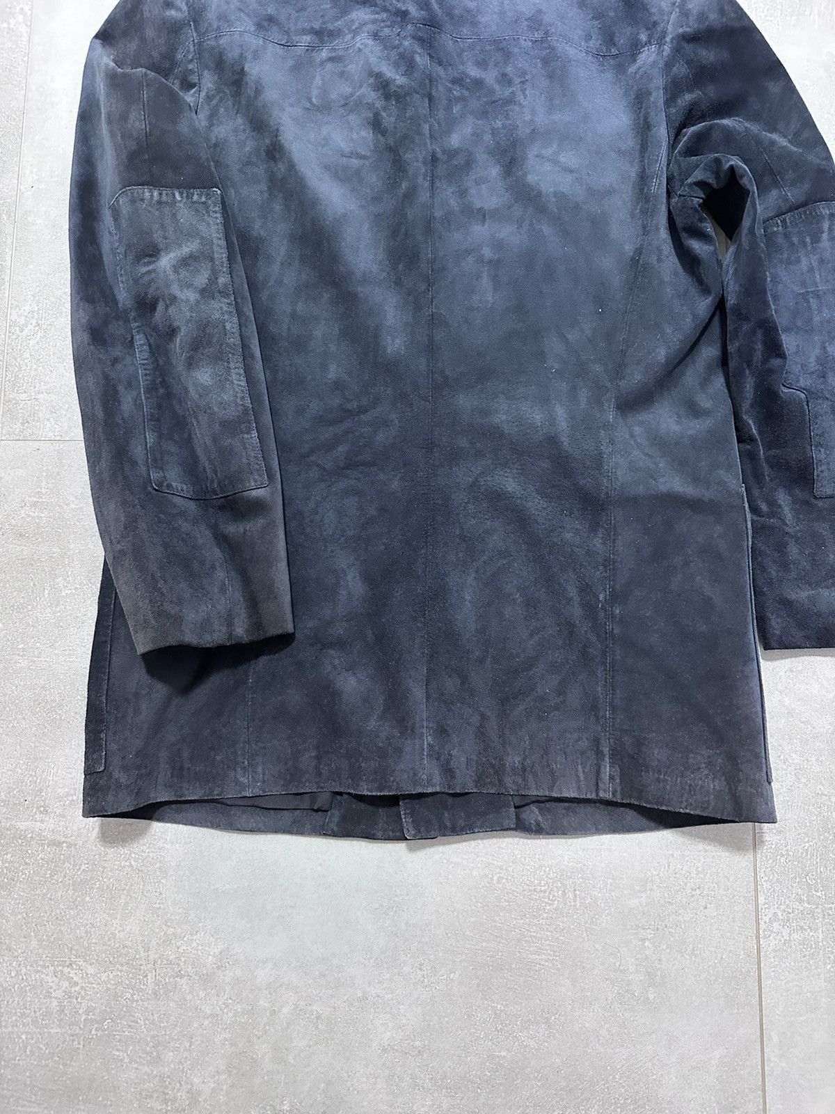 Jil Sander Archive Jil Sander Suede Leather Jacket Blue Mens Size 48 Size US M / EU 48-50 / 2 - 5 Thumbnail