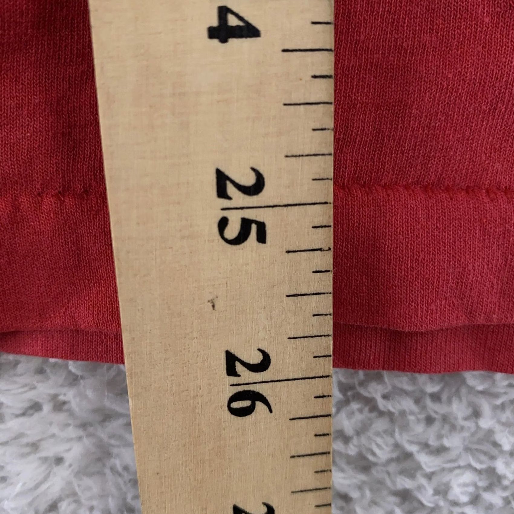 Fruit Of The Loom VINTAGE Fruit of the Loom Shirt Mens M Red T-Shirt Pocket 90s Classic Minimalist Size US M / EU 48-50 / 2 - 7 Thumbnail