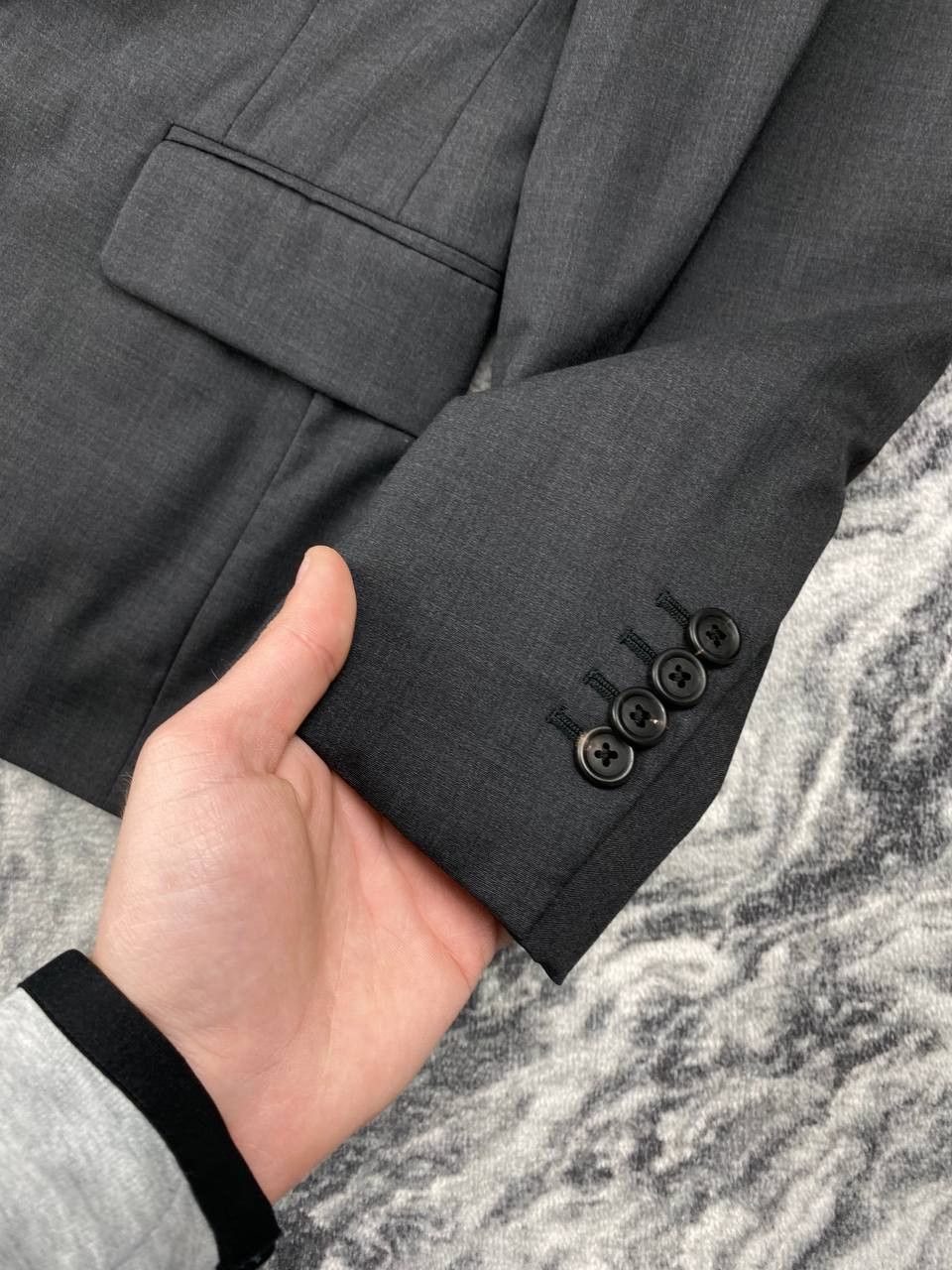 Prada Prada Classic Suit Wool Blazer And Pants Size 44R - 4 Thumbnail