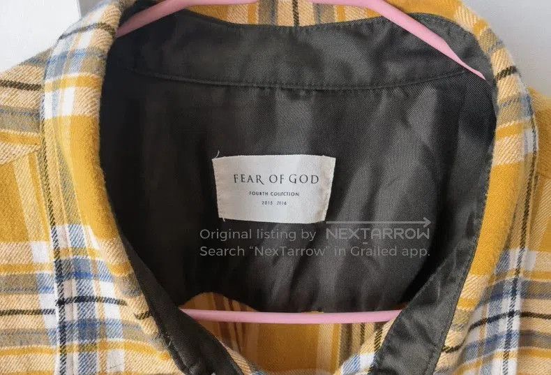 Fear of God Fear of God 4th Yellow Plaid Vest. Size US XL / EU 56 / 4 - 4 Thumbnail