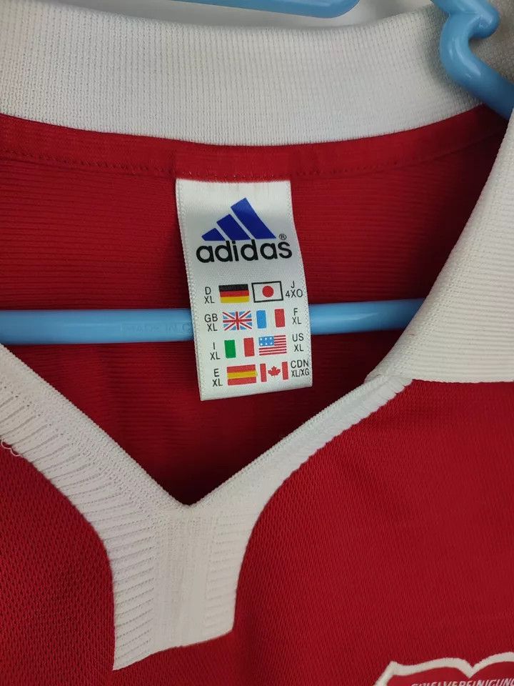 Adidas Spvgg Unterhaching home 2000-02 Matchworn #16 Spizak Size US XL / EU 56 / 4 - 5 Thumbnail