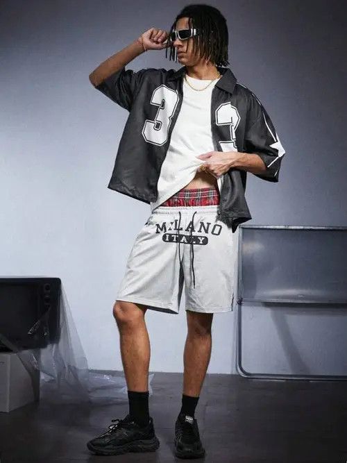 Jean Double Wasit Y2K Drip shorts Size US 30 / EU 46 - 2 Thumbnail