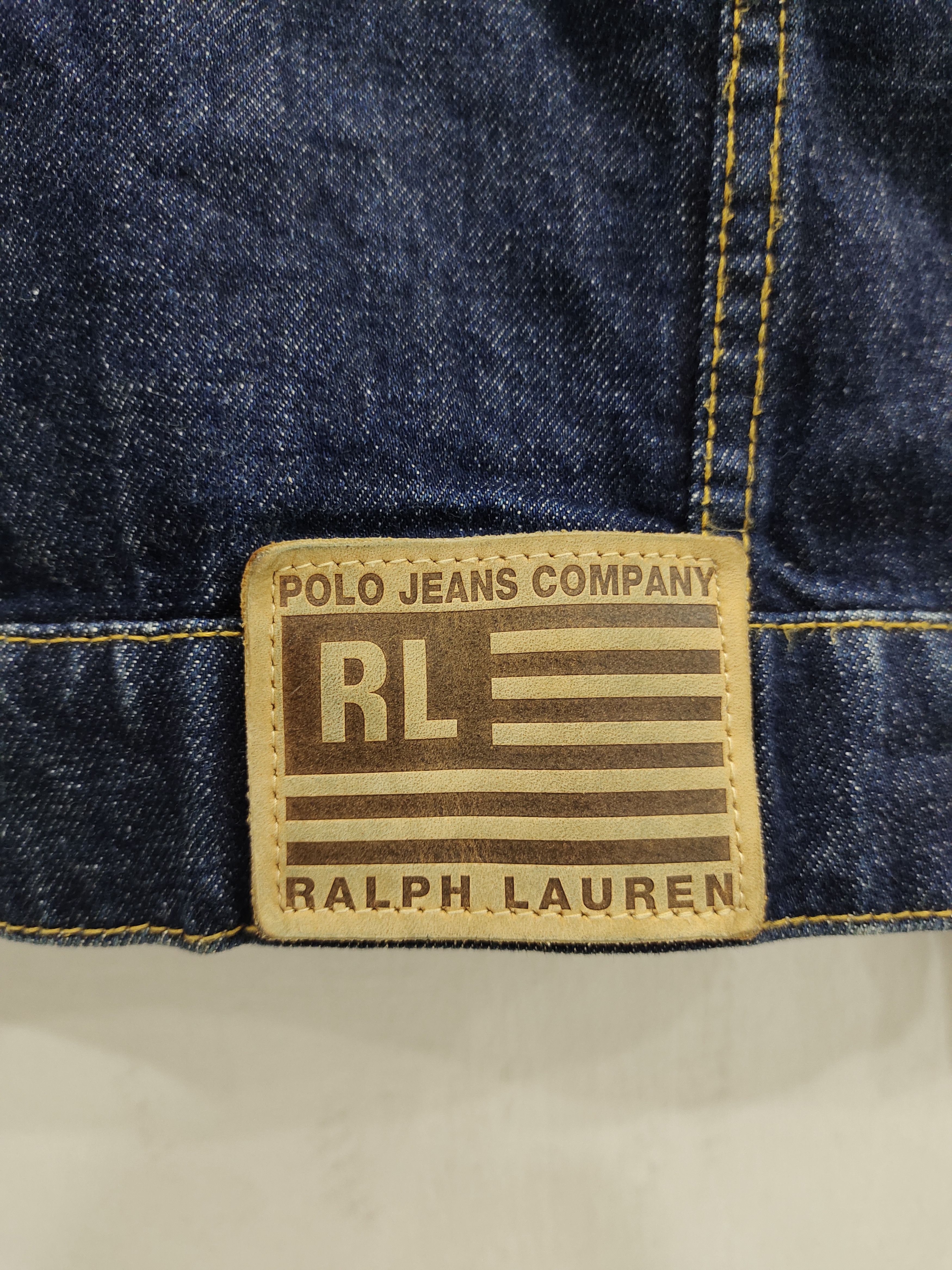 Designer × Polo Ralph Lauren × Vintage Vintage Polo Ralph Lauren Denim Jacket Size US L / EU 52-54 / 3 - 10 Thumbnail