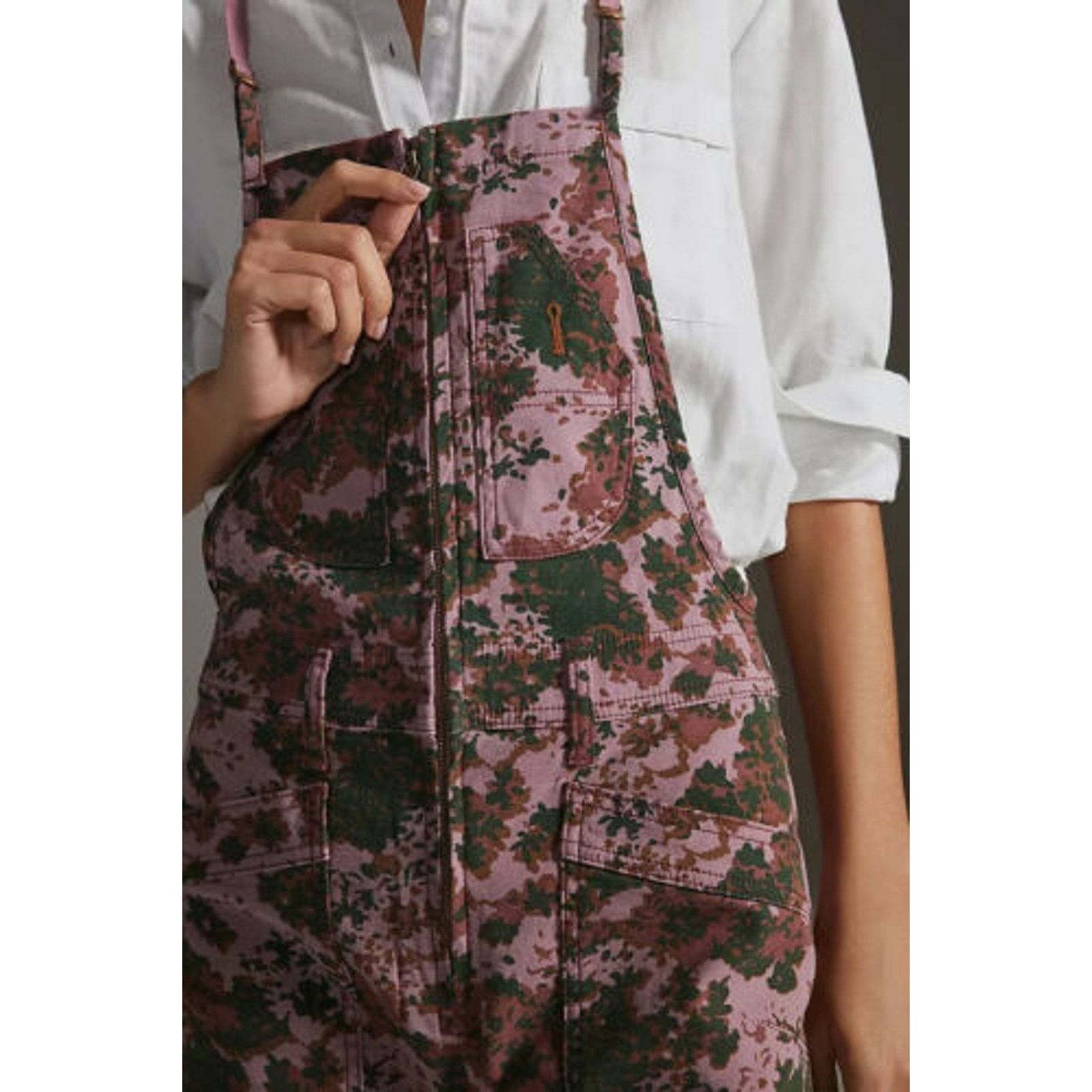 Anthropologie New Anthropologie Pilcro Painters Overalls $180 SZ 25 Mauve Size 25" / US 0 / IT 36 - 3 Thumbnail