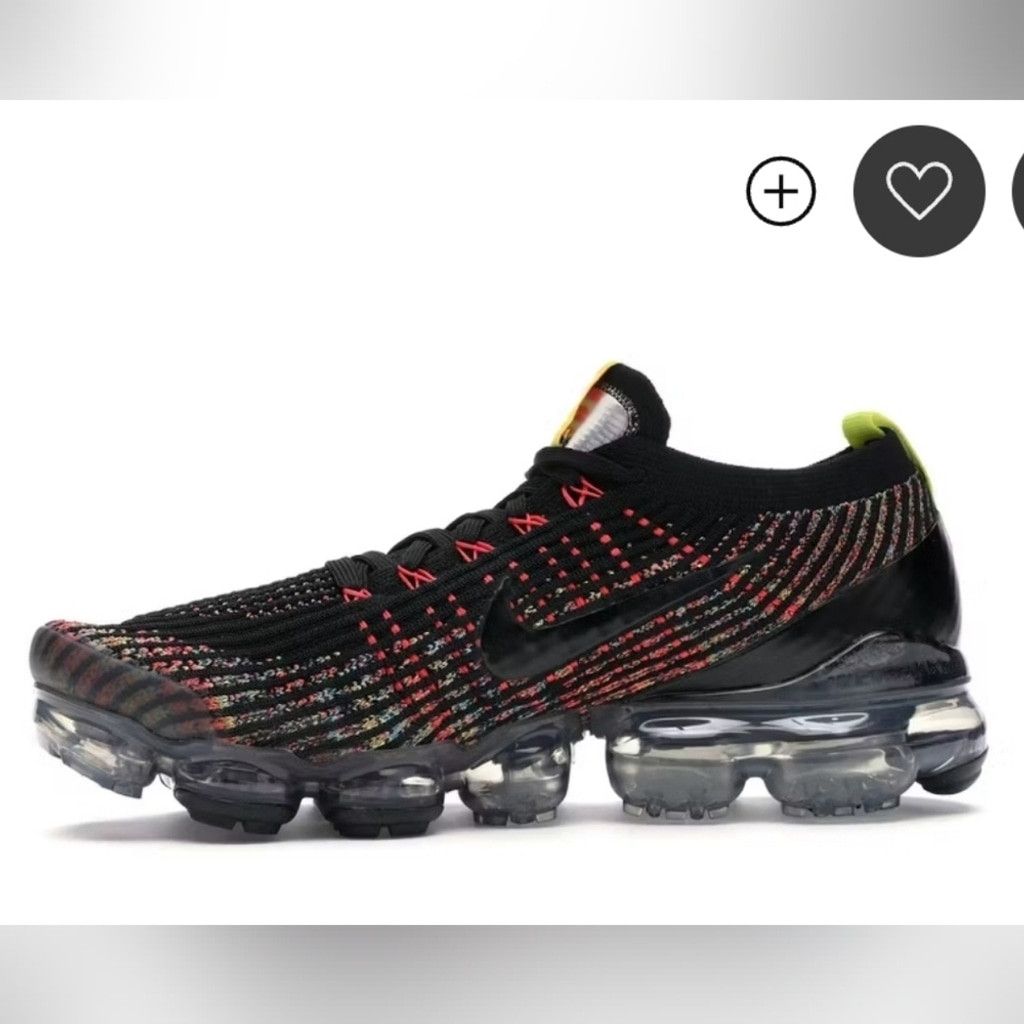 Nike EUC 2019 Womens Nike Air VaporMax Flyknit 3 Size US 7.5 / IT 37.5 - 3 Thumbnail