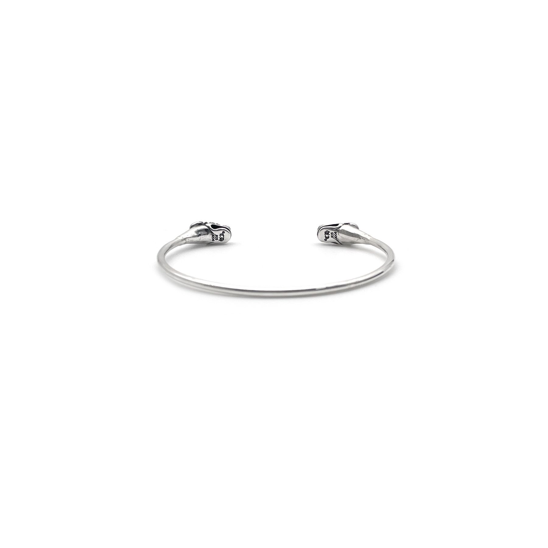 Chrome Hearts Chrome Hearts Silver Double Dragon Head Cuff Bracelet Size ONE SIZE - 3 Thumbnail